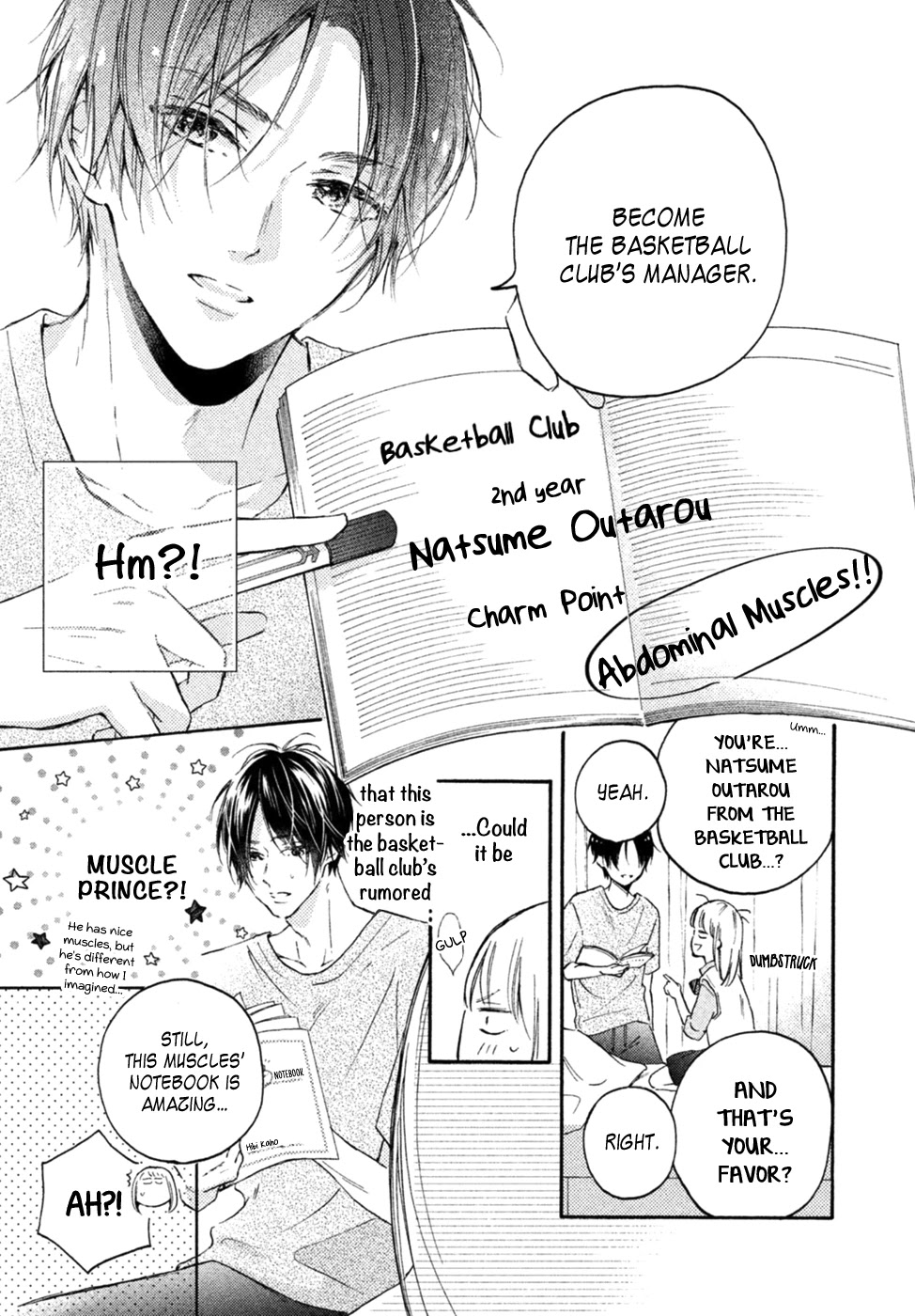 Natsume-senpai ni Semarareru Hibi Chapter 1 page 14 - Chapter 1: Muscle Idiot