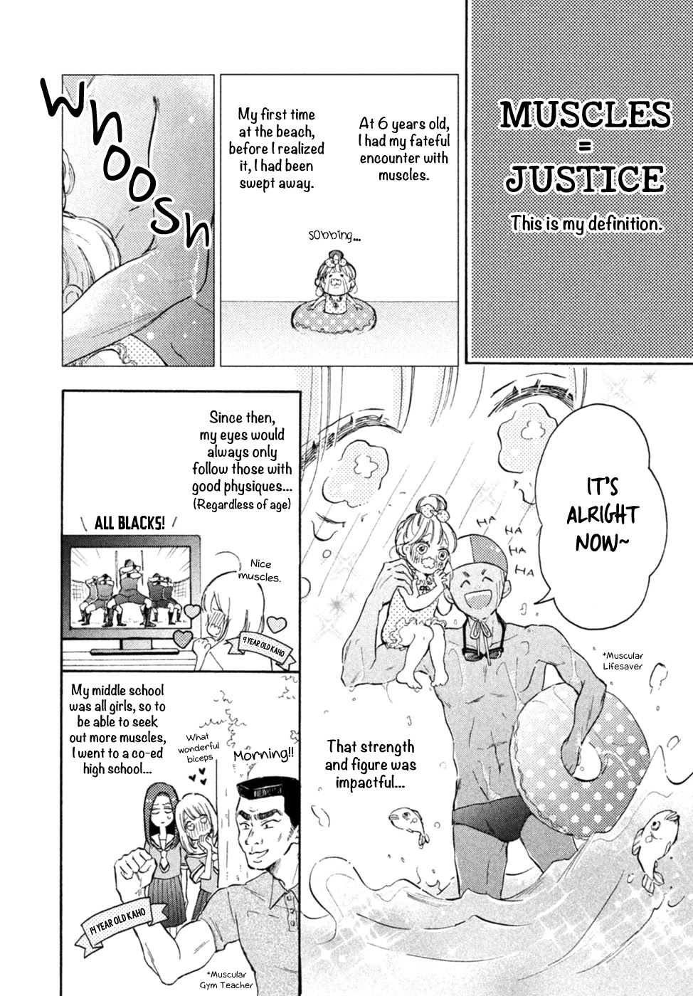 Natsume-senpai ni Semarareru Hibi Chapter 1 page 7 - Chapter 1: Muscle Idiot