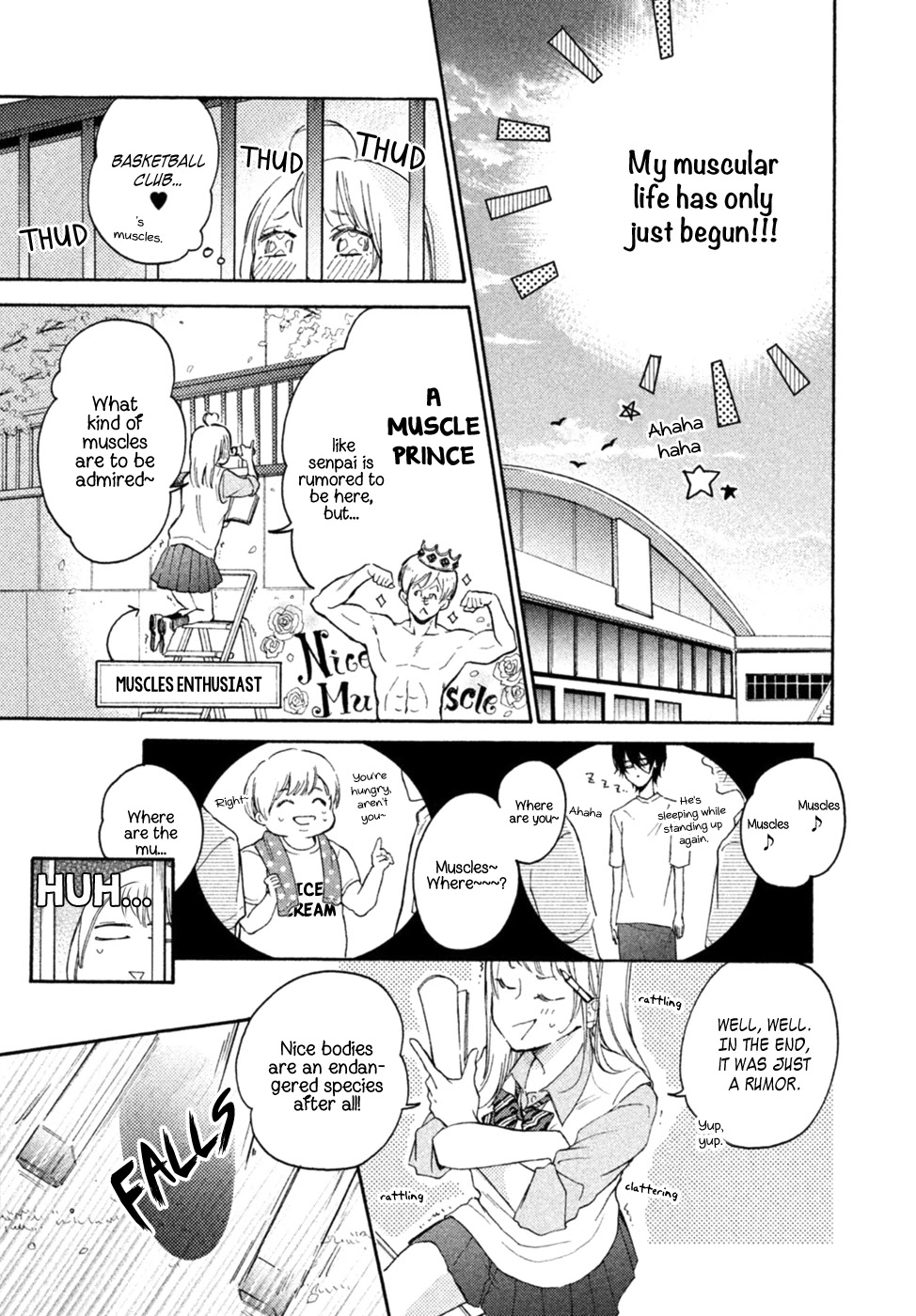 Natsume-senpai ni Semarareru Hibi Chapter 1 page 8 - Chapter 1: Muscle Idiot