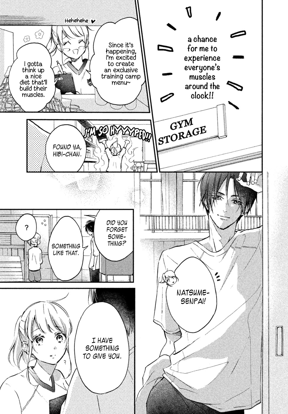 Natsume-senpai ni Semarareru Hibi Chapter 2 page 12 - Chapter 2: Athlete's Oath