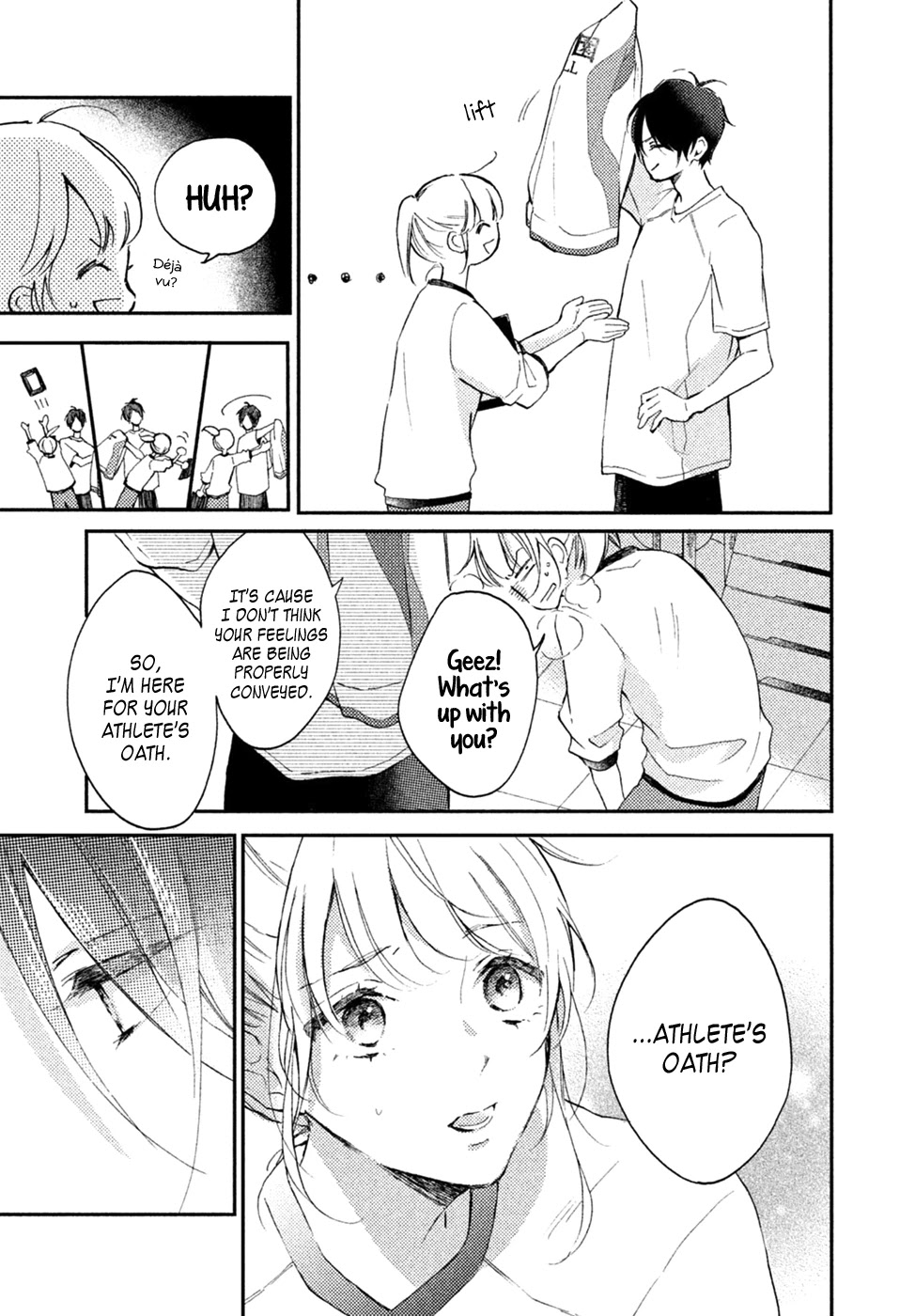 Natsume-senpai ni Semarareru Hibi Chapter 2 page 14 - Chapter 2: Athlete's Oath