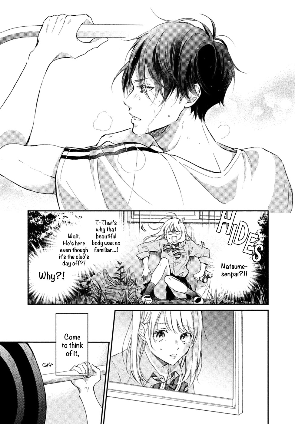 Natsume-senpai ni Semarareru Hibi Chapter 2 page 24 - Chapter 2: Athlete's Oath