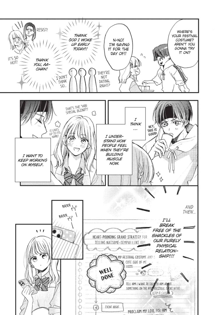 Natsume-senpai ni Semarareru Hibi Chapter 22 page 17 - Chapter 22: Jealousy and Planning