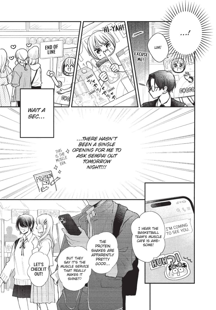 Natsume-senpai ni Semarareru Hibi Chapter 23 page 11 - Chapter 23: The School Festival and the Real Deal