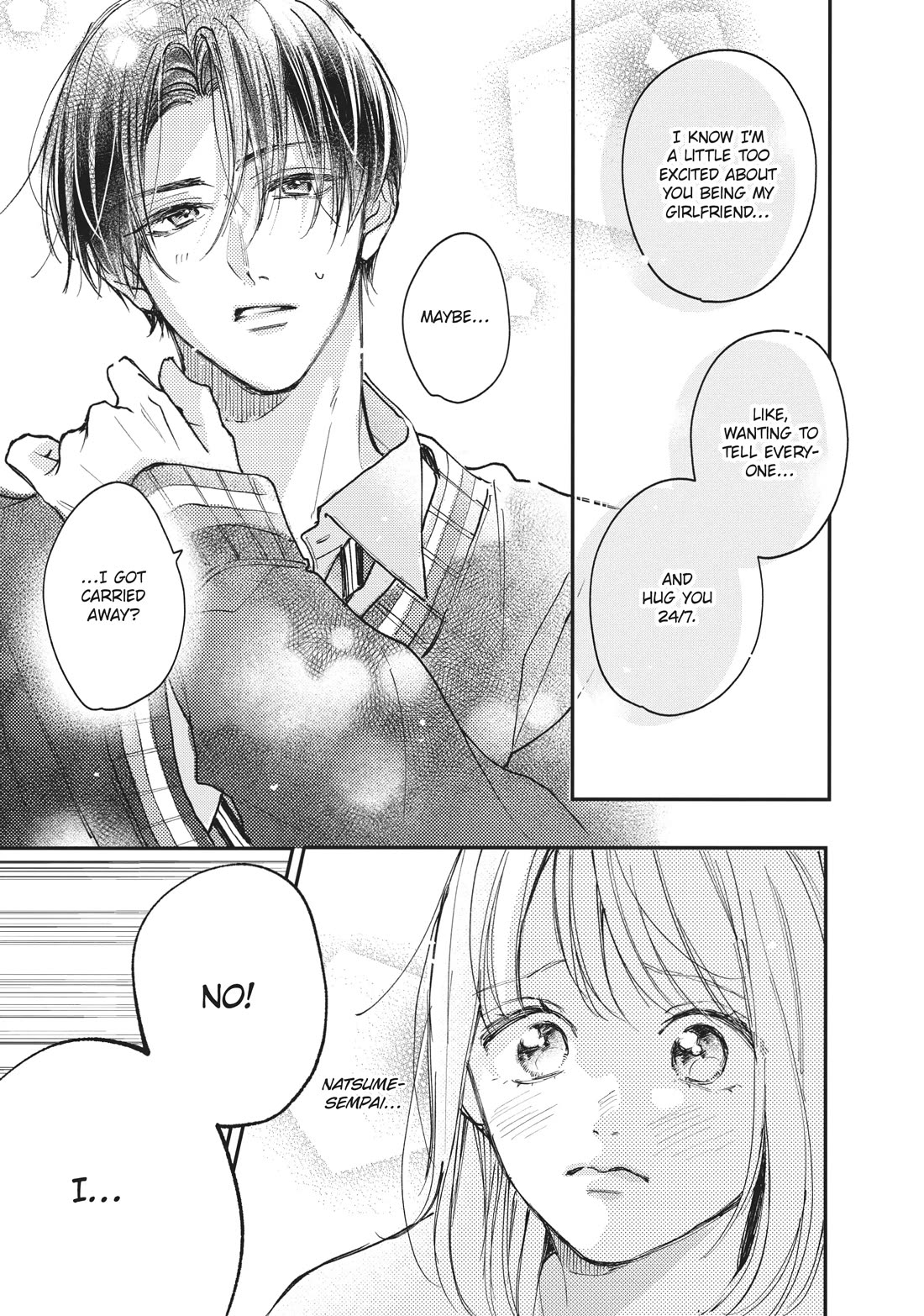 Natsume-senpai ni Semarareru Hibi Chapter 25 page 30 - Chapter 25: Getting Closer to My Powerhouse Boyfriend
