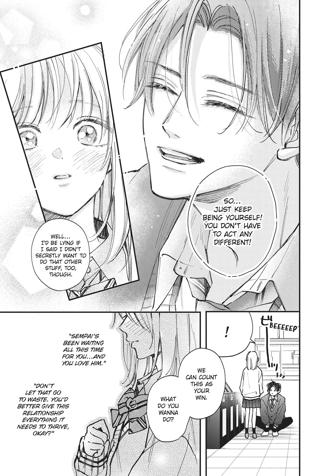 Natsume-senpai ni Semarareru Hibi Chapter 25 page 34 - Chapter 25: Getting Closer to My Powerhouse Boyfriend