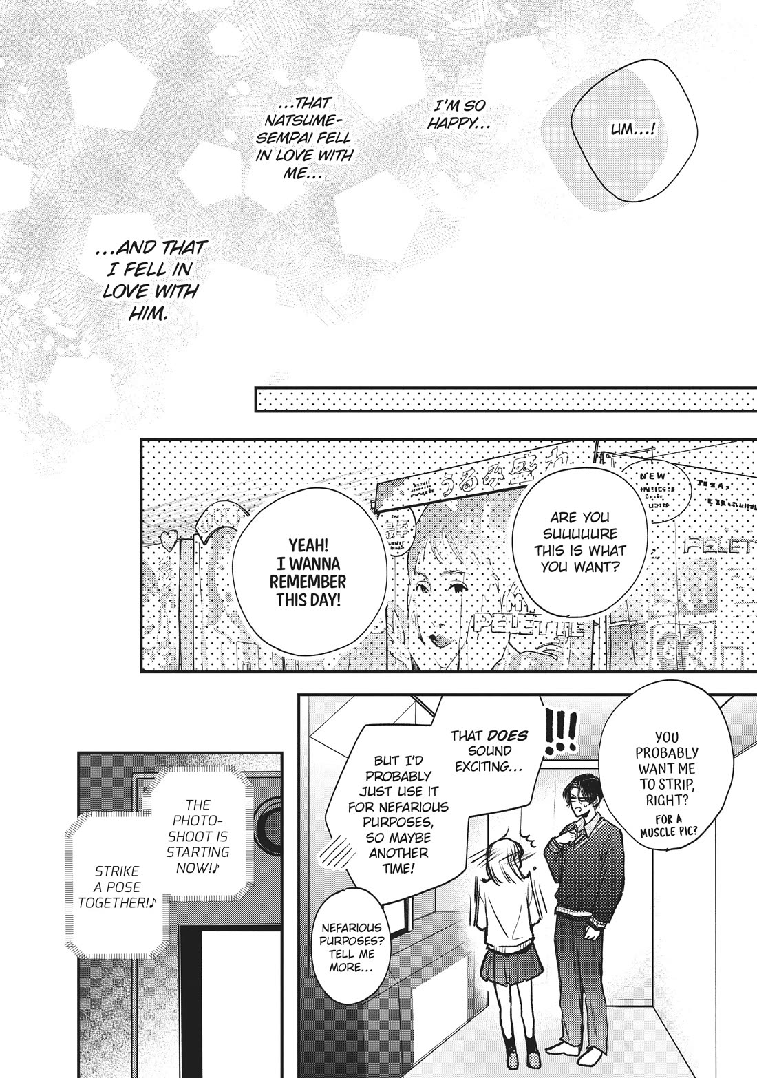 Natsume-senpai ni Semarareru Hibi Chapter 25 page 35 - Chapter 25: Getting Closer to My Powerhouse Boyfriend