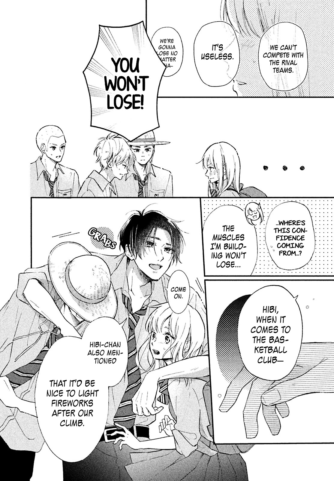 Natsume-senpai ni Semarareru Hibi Chapter 3 page 11 - Chapter 3: Muscles Training Camp