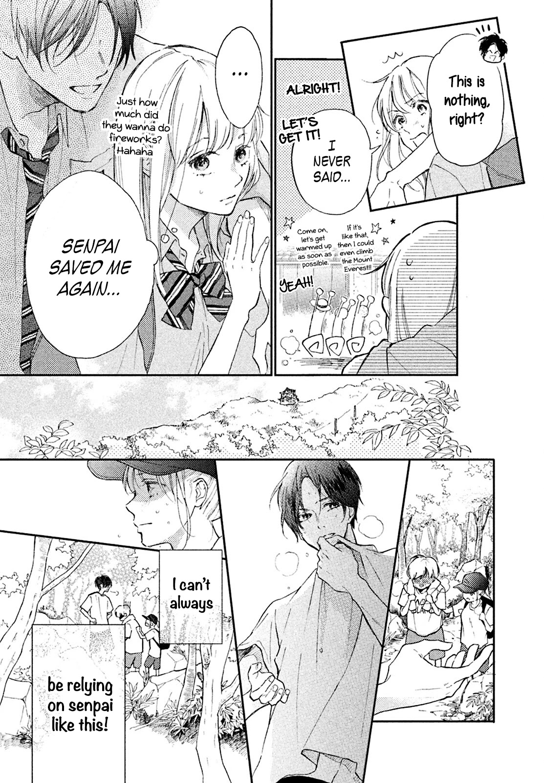 Natsume-senpai ni Semarareru Hibi Chapter 3 page 12 - Chapter 3: Muscles Training Camp