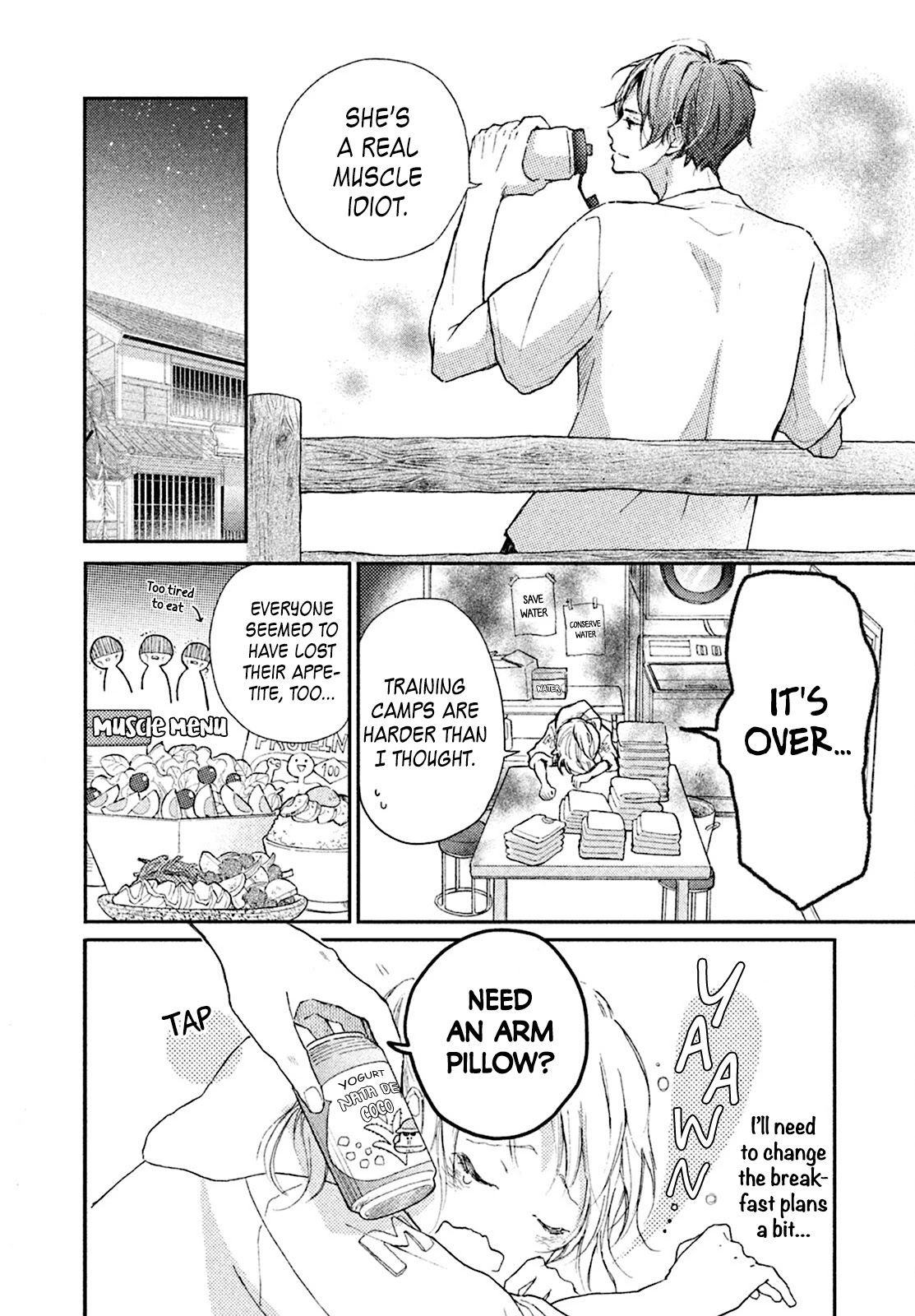 Natsume-senpai ni Semarareru Hibi Chapter 3 page 15 - Chapter 3: Muscles Training Camp