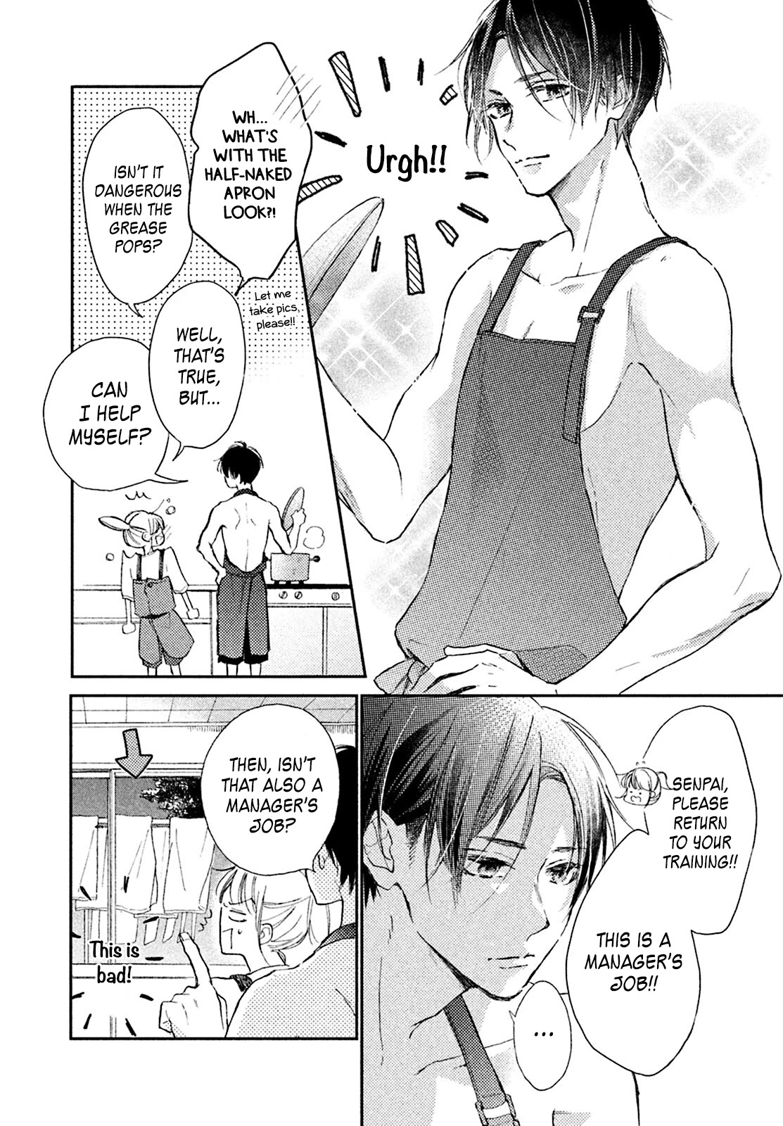Natsume-senpai ni Semarareru Hibi Chapter 3 page 23 - Chapter 3: Muscles Training Camp