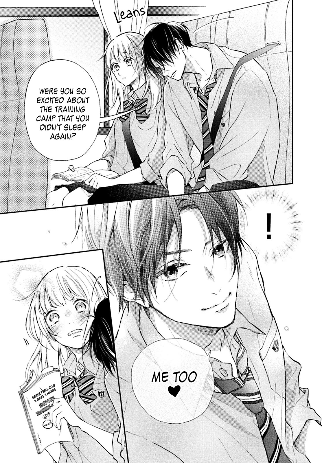 Natsume-senpai ni Semarareru Hibi Chapter 3 page 4 - Chapter 3: Muscles Training Camp