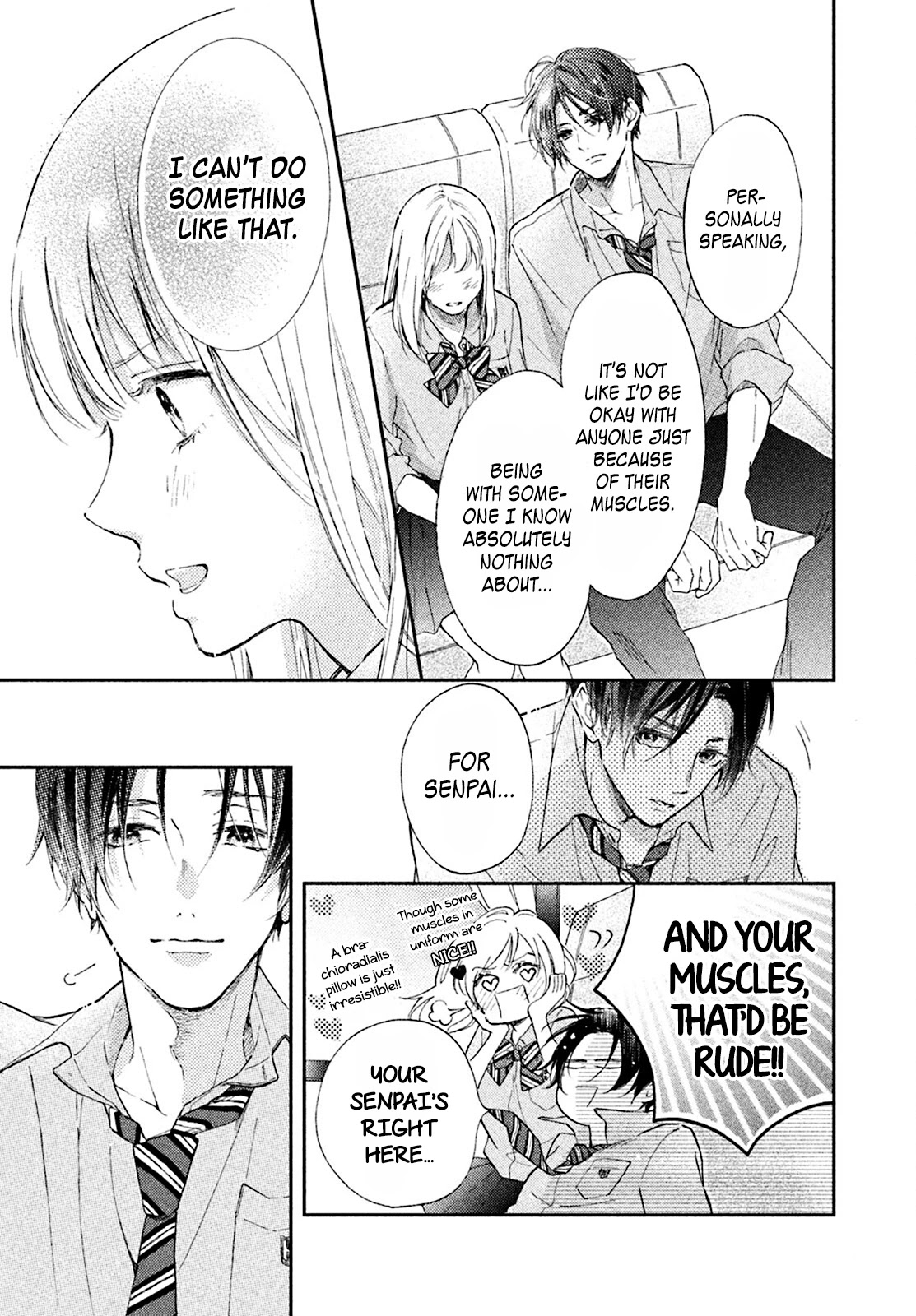 Natsume-senpai ni Semarareru Hibi Chapter 3 page 6 - Chapter 3: Muscles Training Camp