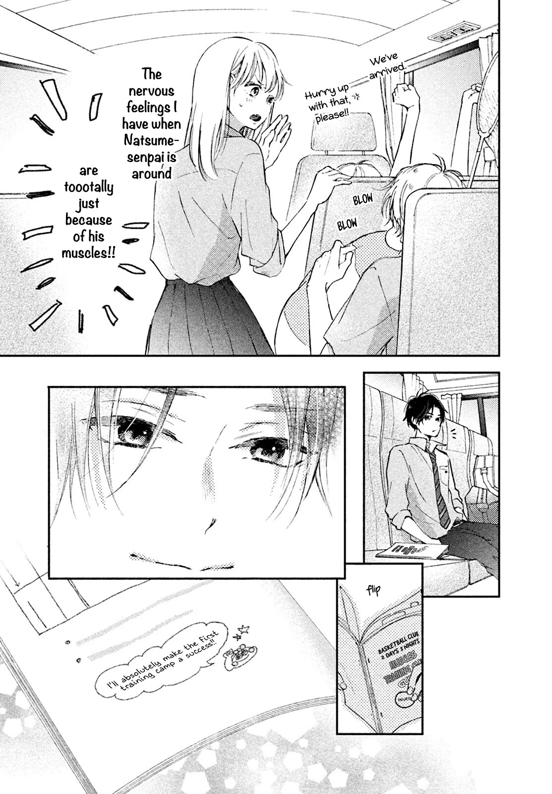 Natsume-senpai ni Semarareru Hibi Chapter 3 page 8 - Chapter 3: Muscles Training Camp