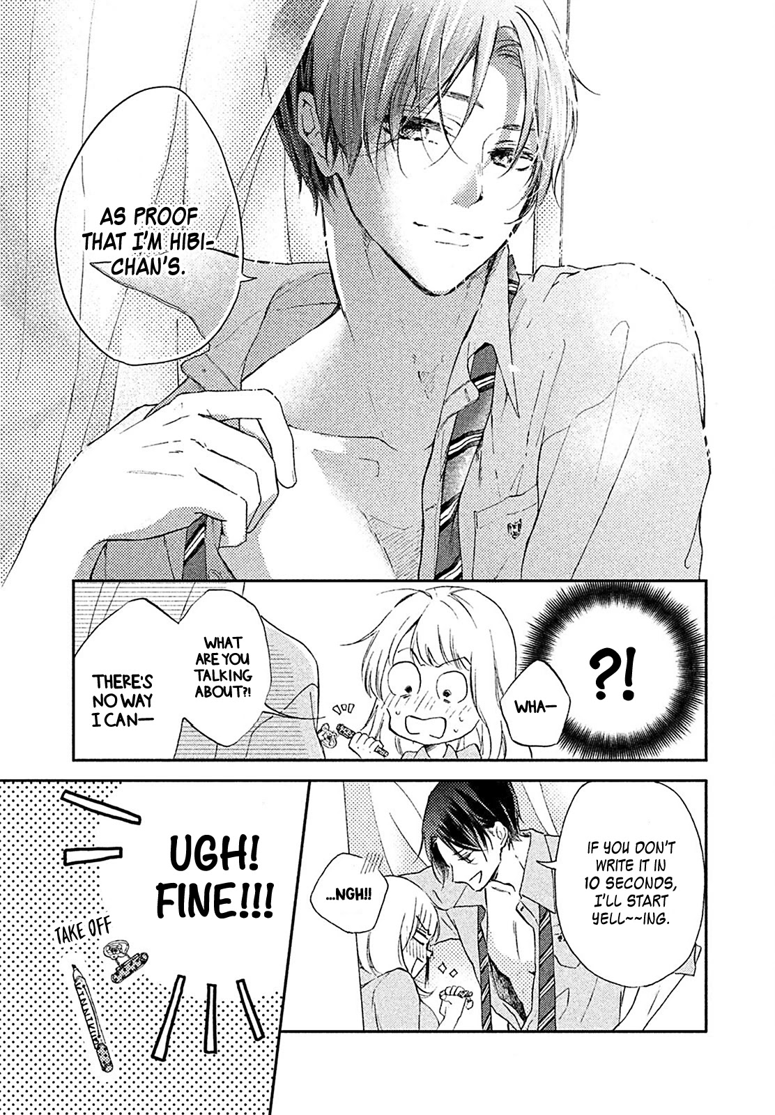Natsume-senpai ni Semarareru Hibi Chapter 4 page 34 - Chapter 4: Unique