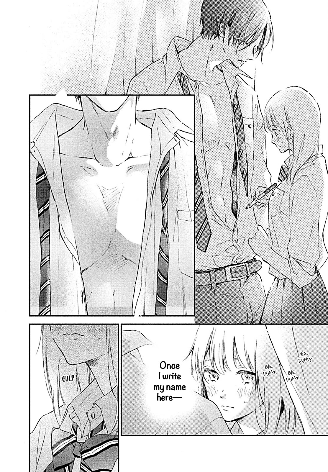 Natsume-senpai ni Semarareru Hibi Chapter 4 page 35 - Chapter 4: Unique