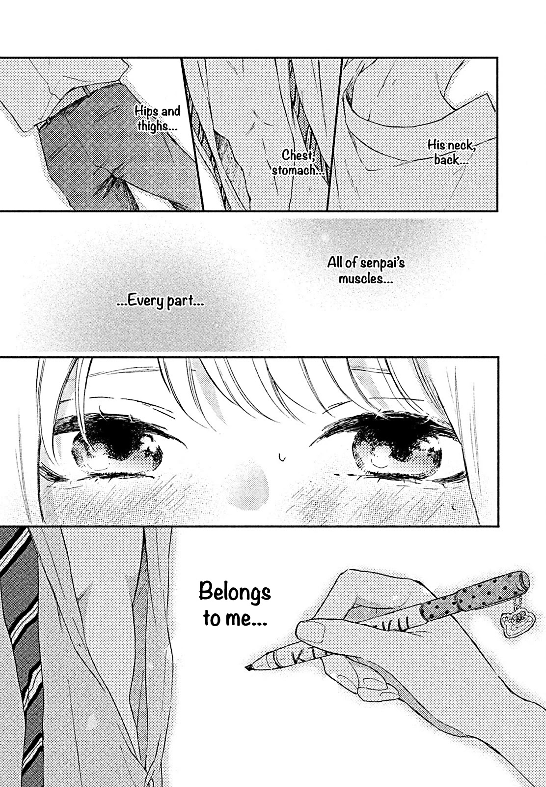 Natsume-senpai ni Semarareru Hibi Chapter 4 page 36 - Chapter 4: Unique