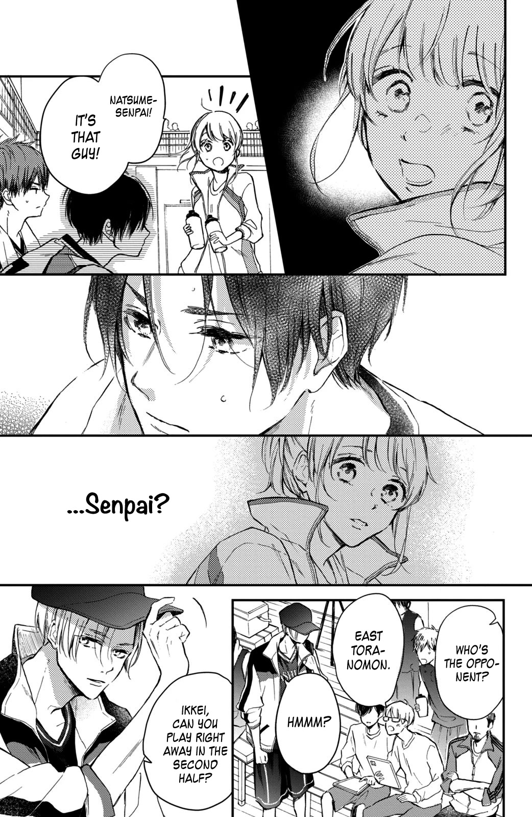 Natsume-senpai ni Semarareru Hibi Chapter 5 page 22 - Chapter 5: Practice Match