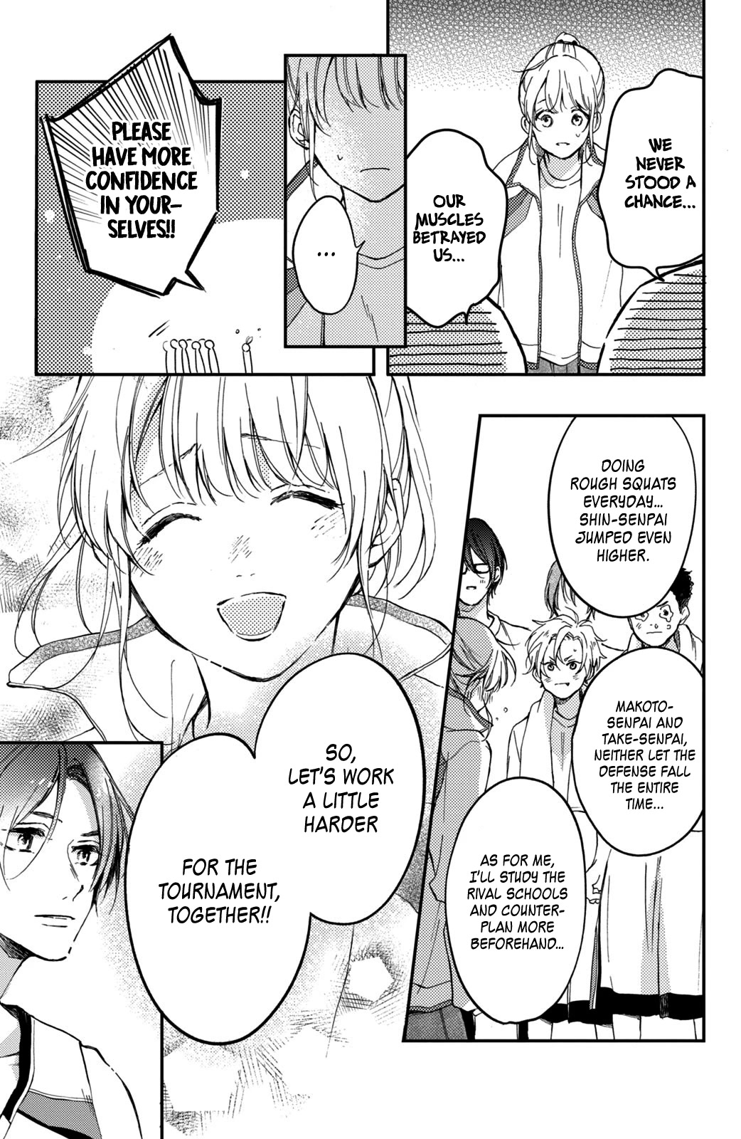 Natsume-senpai ni Semarareru Hibi Chapter 5 page 38 - Chapter 5: Practice Match