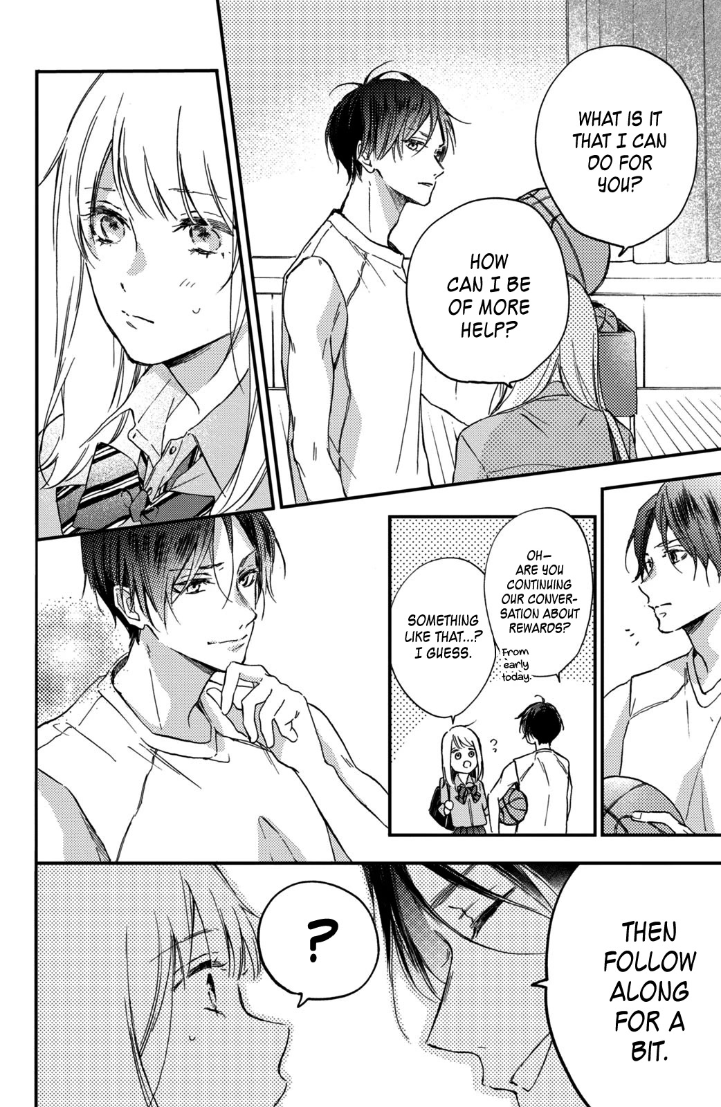 Natsume-senpai ni Semarareru Hibi Chapter 6 page 29 - Chapter 6: Reward