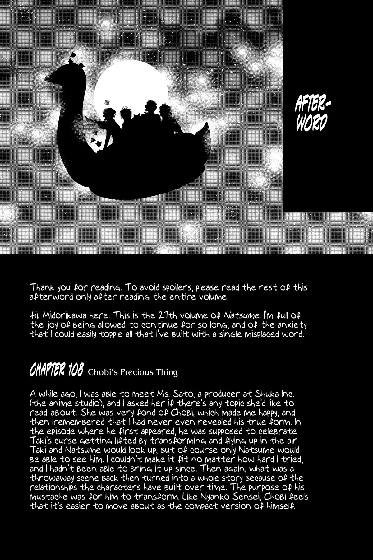 Natsume Yuujinchou Chapter 111 page 38 - Chapter 111