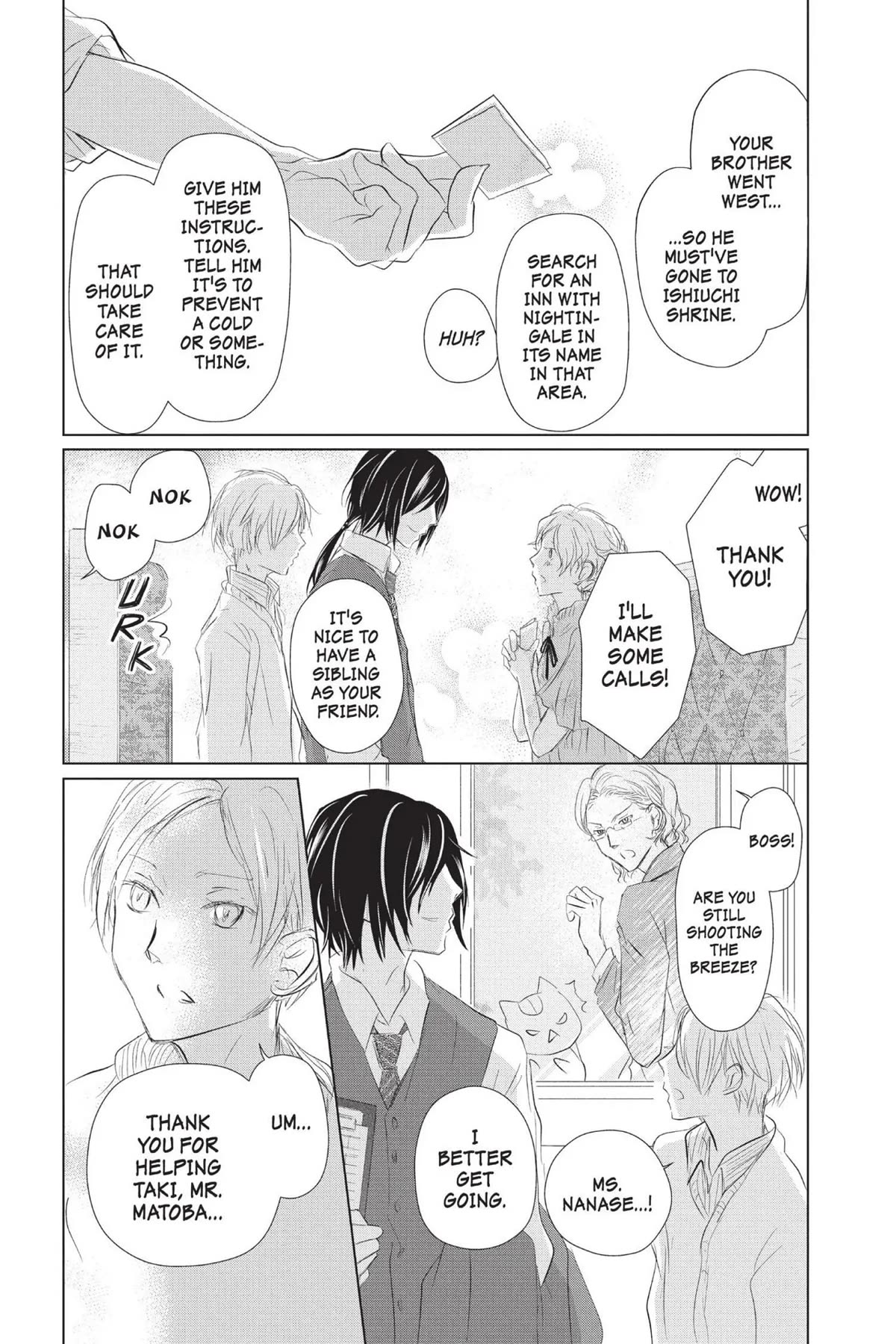 Natsume Yuujinchou Chapter 112 page 38 - Chapter 112