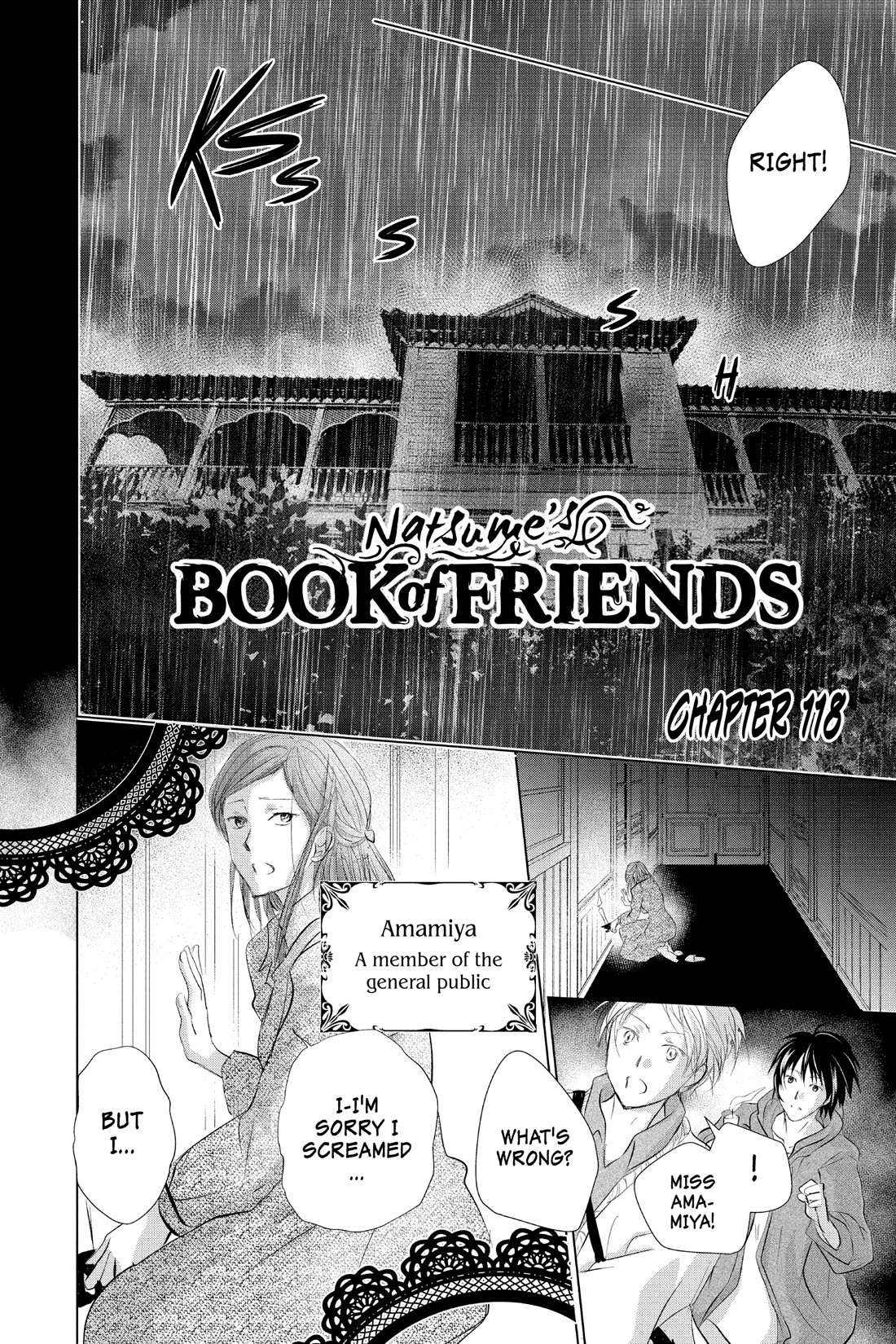 Natsume Yuujinchou Chapter 118 page 2 - Chapter 118