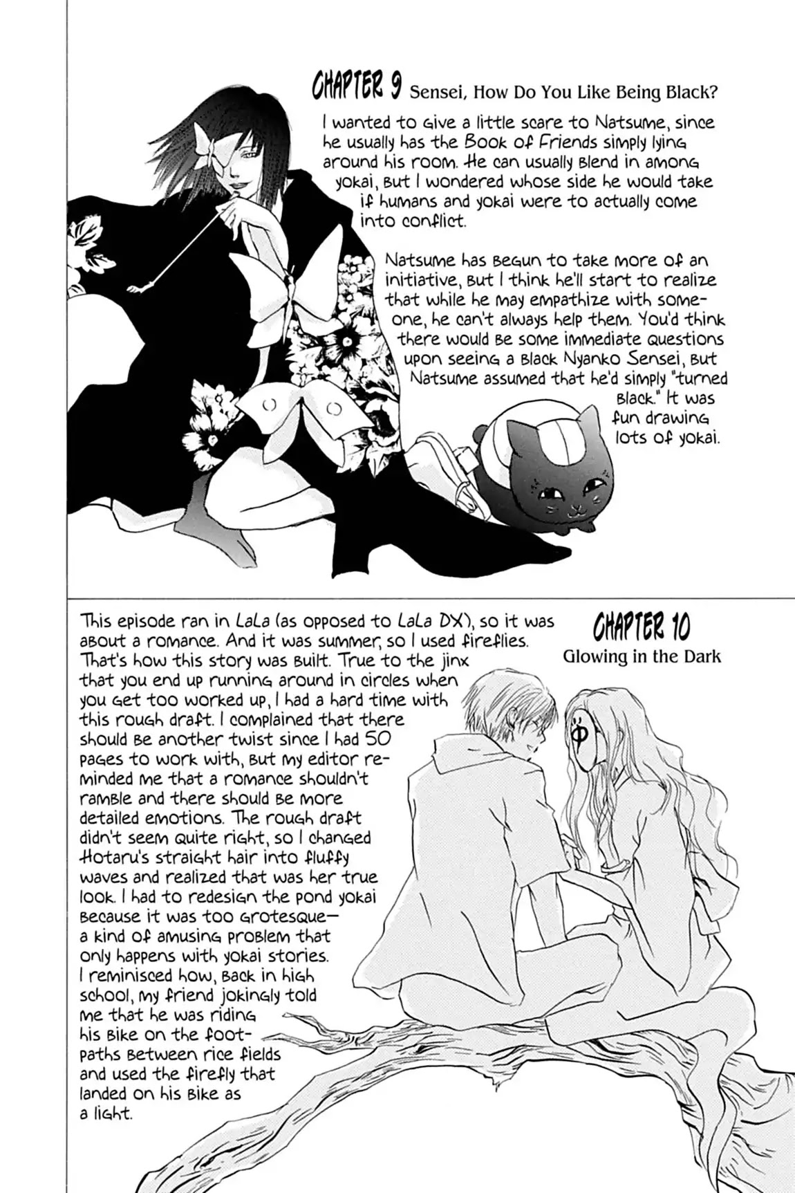 Natsume Yuujinchou Chapter 12.5 page 2 - Vol.3 Afterword