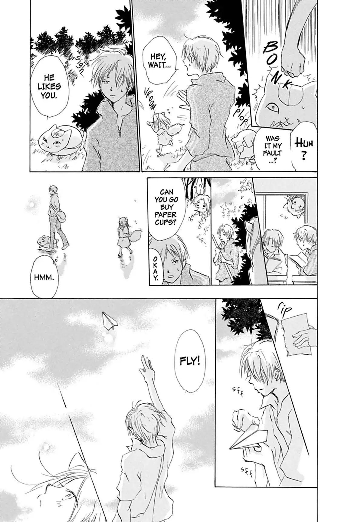 Natsume Yuujinchou Chapter 15.5 page 7 - Vol.4 Special Episode 1: Natsume Observation Log, Part 1