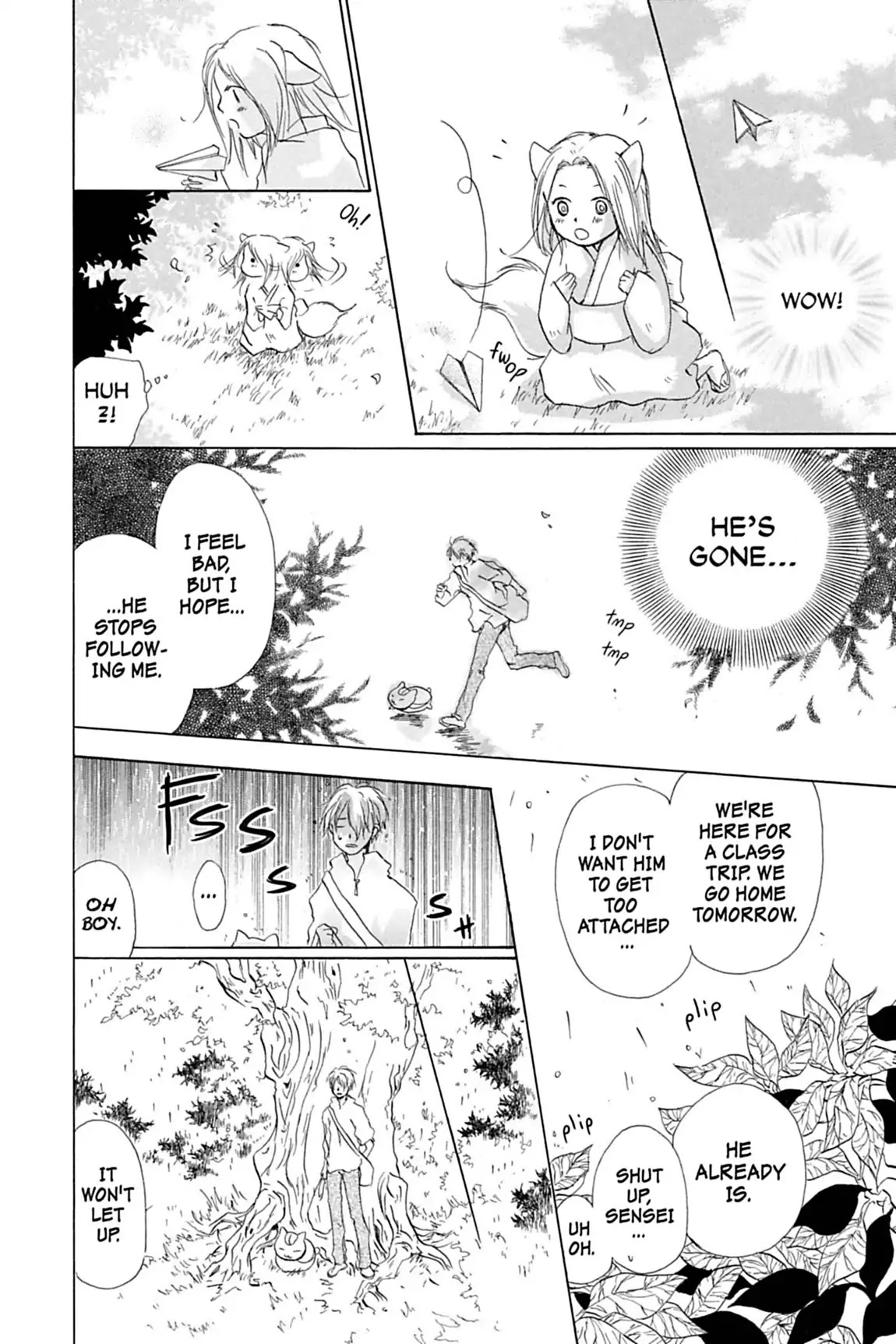 Natsume Yuujinchou Chapter 15.5 page 8 - Vol.4 Special Episode 1: Natsume Observation Log, Part 1