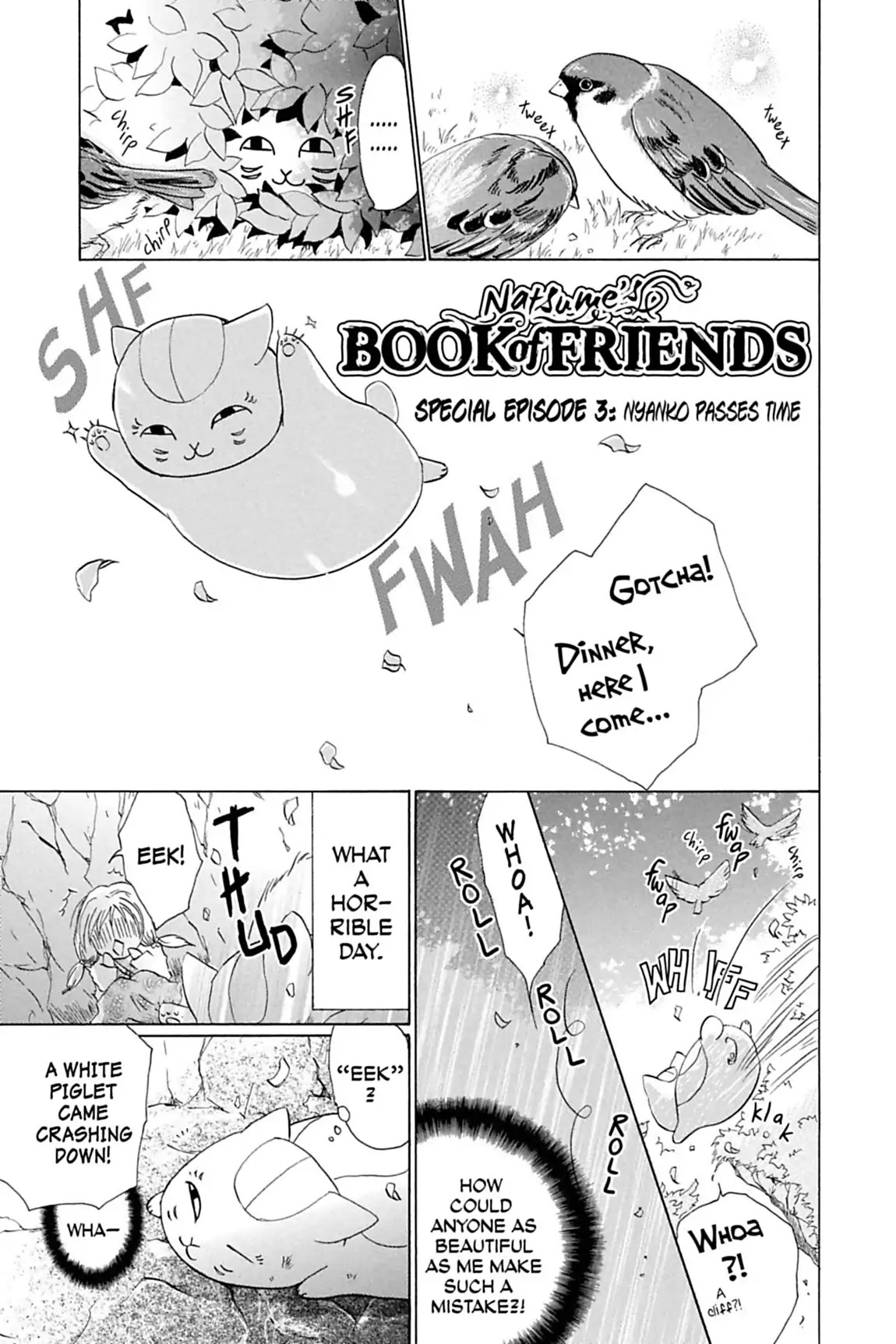 Natsume Yuujinchou Chapter 15.7 page 1 - Vol.4 Special Episode 3: Nyanko Passes Time