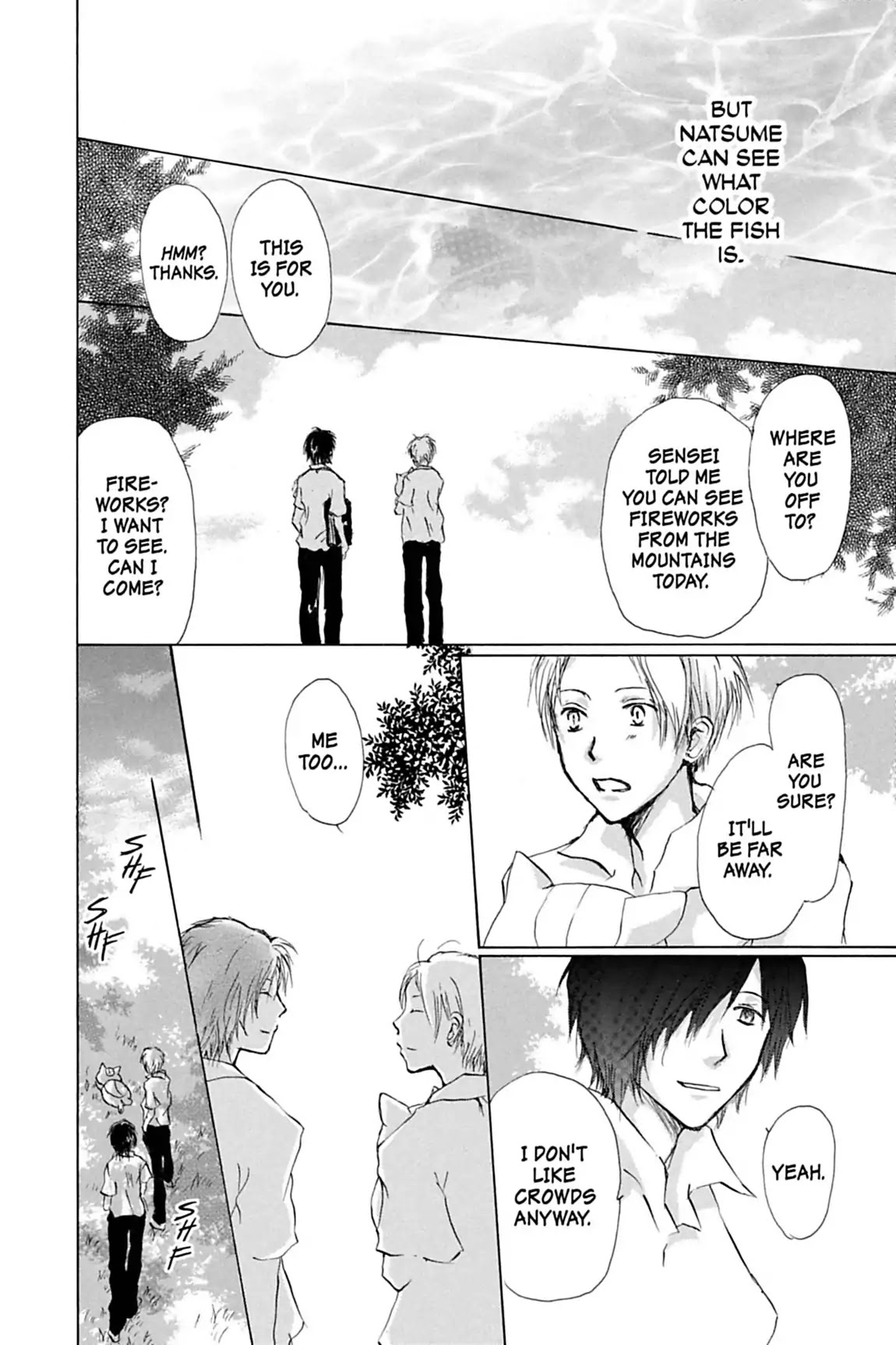 Natsume Yuujinchou Chapter 19.5 page 12 - Vol.5 Special Episode 4: Natsume Observation Log, Part 3