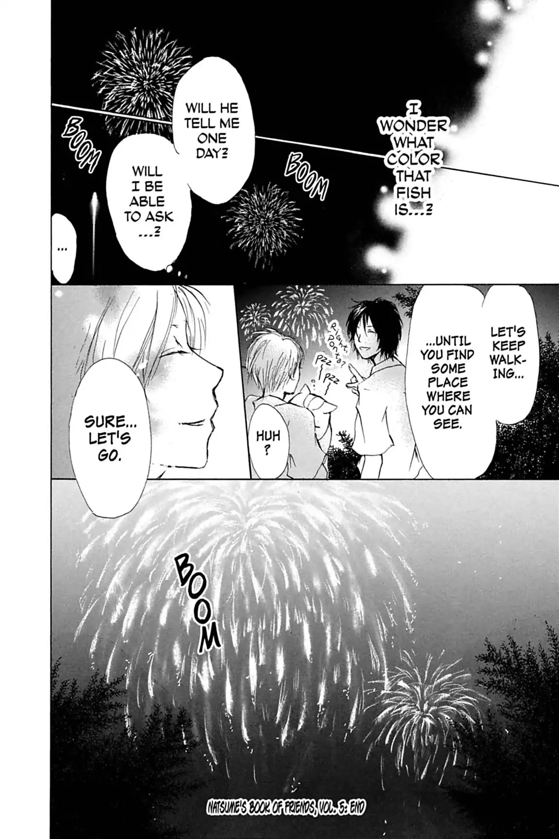 Natsume Yuujinchou Chapter 19.5 page 16 - Vol.5 Special Episode 4: Natsume Observation Log, Part 3
