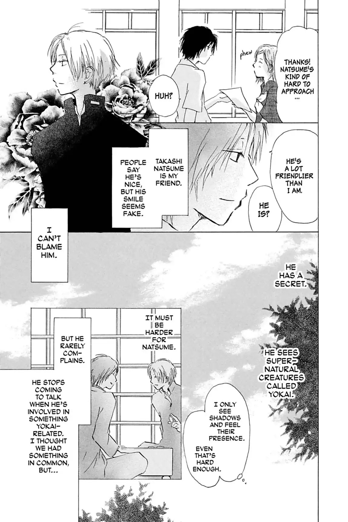 Natsume Yuujinchou Chapter 19.5 page 3 - Vol.5 Special Episode 4: Natsume Observation Log, Part 3