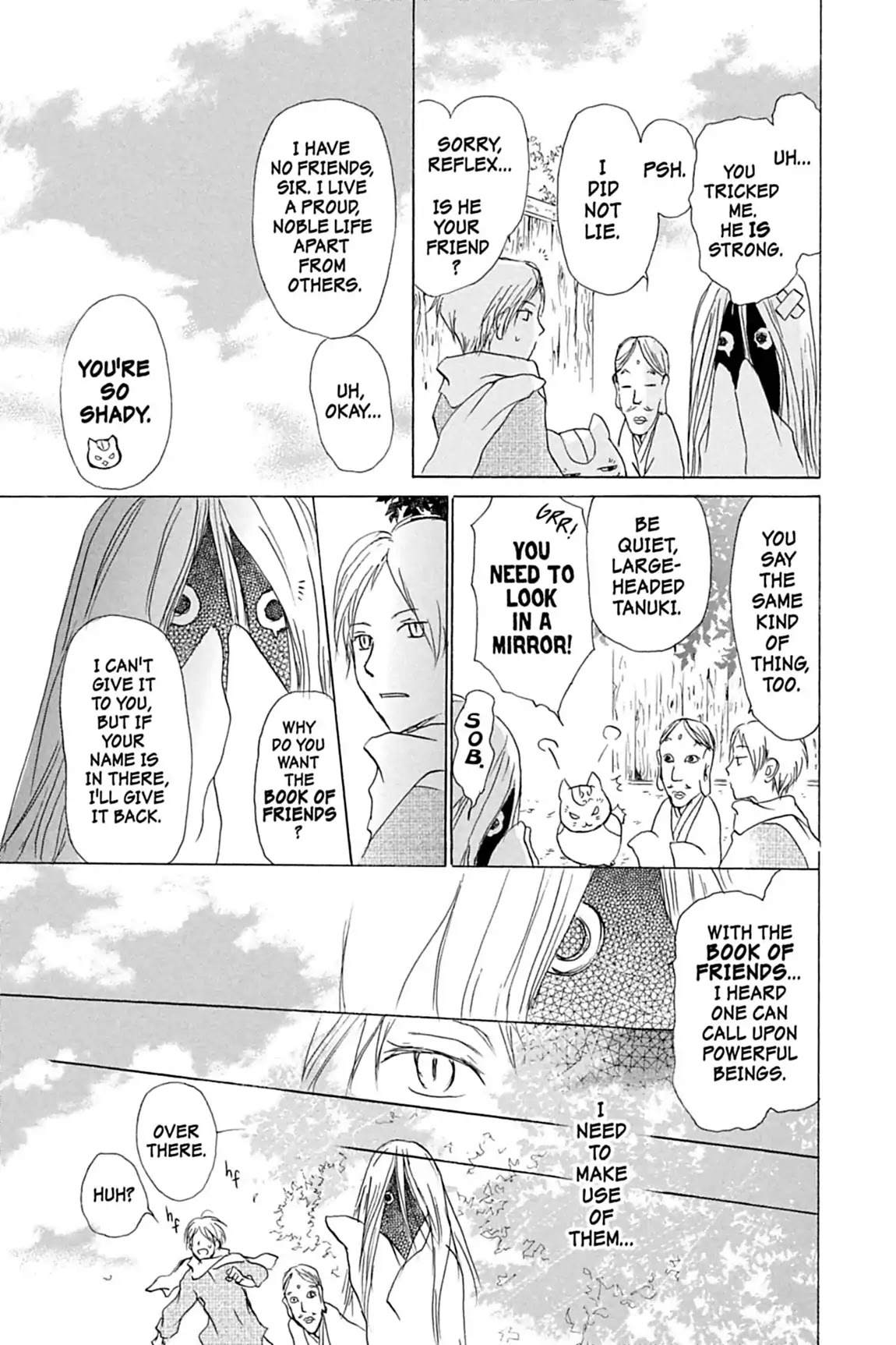 Natsume Yuujinchou Chapter 31.5 page 5 - Vol.8 Special Episode 8: Chobi Passes Time