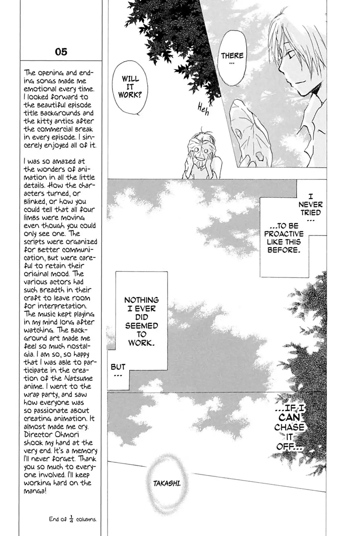 Natsume Yuujinchou Chapter 31 page 7 - Chapter 31