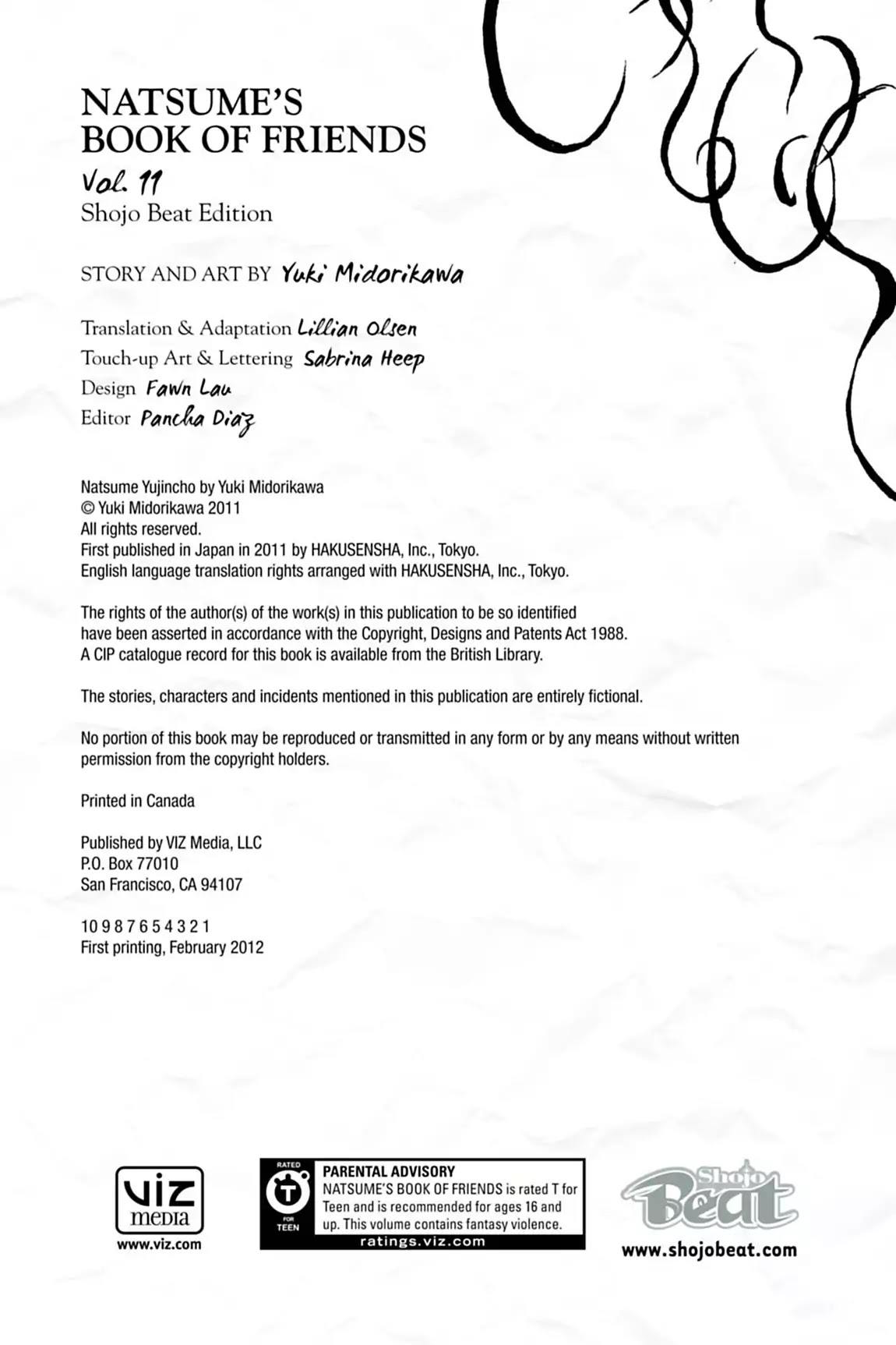 Natsume Yuujinchou Chapter 46.6 page 4 - Vol.11 End Notes