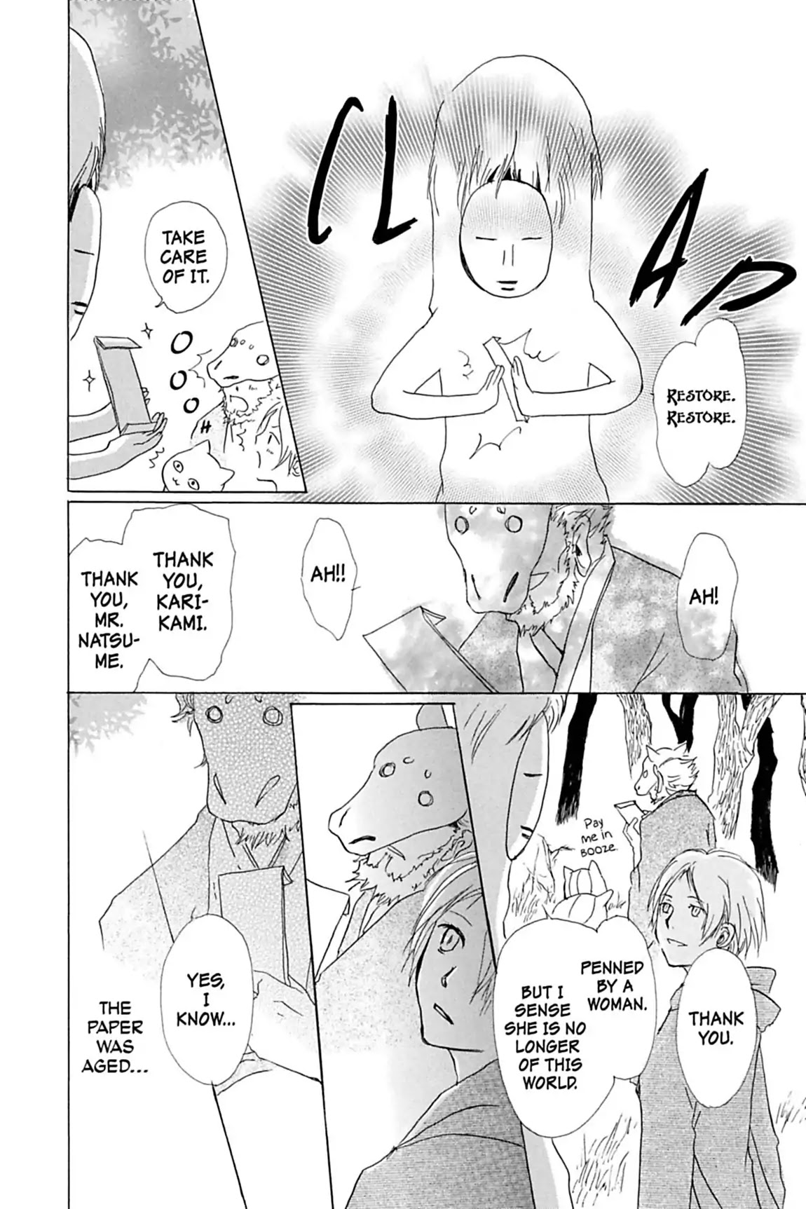 Natsume Yuujinchou Chapter 47 page 34 - Chapter 47