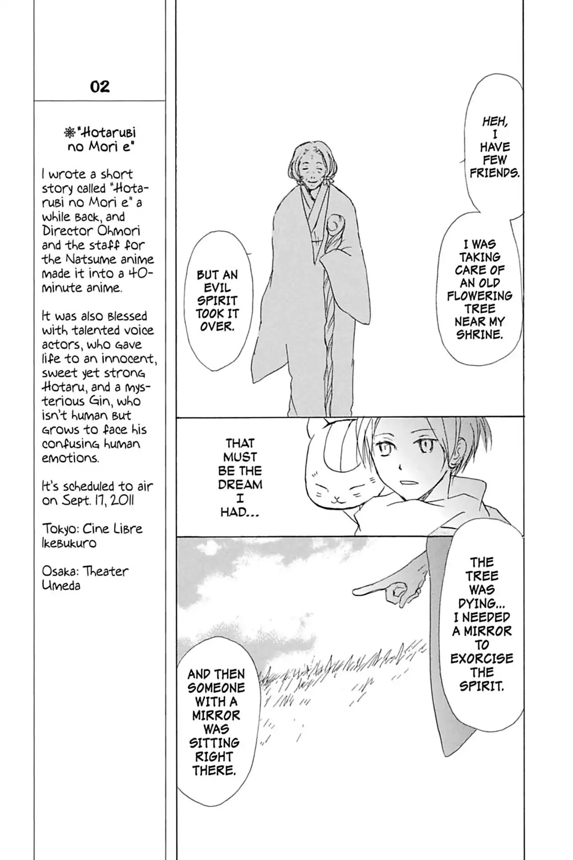 Natsume Yuujinchou Chapter 48 page 20 - Chapter 48