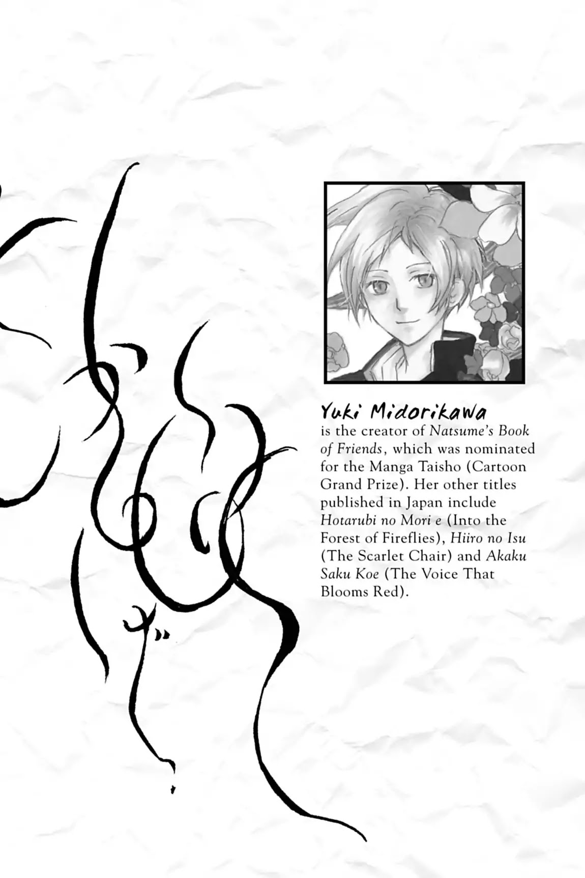 Natsume Yuujinchou Chapter 51.6 page 2 - Vol.12 End Notes