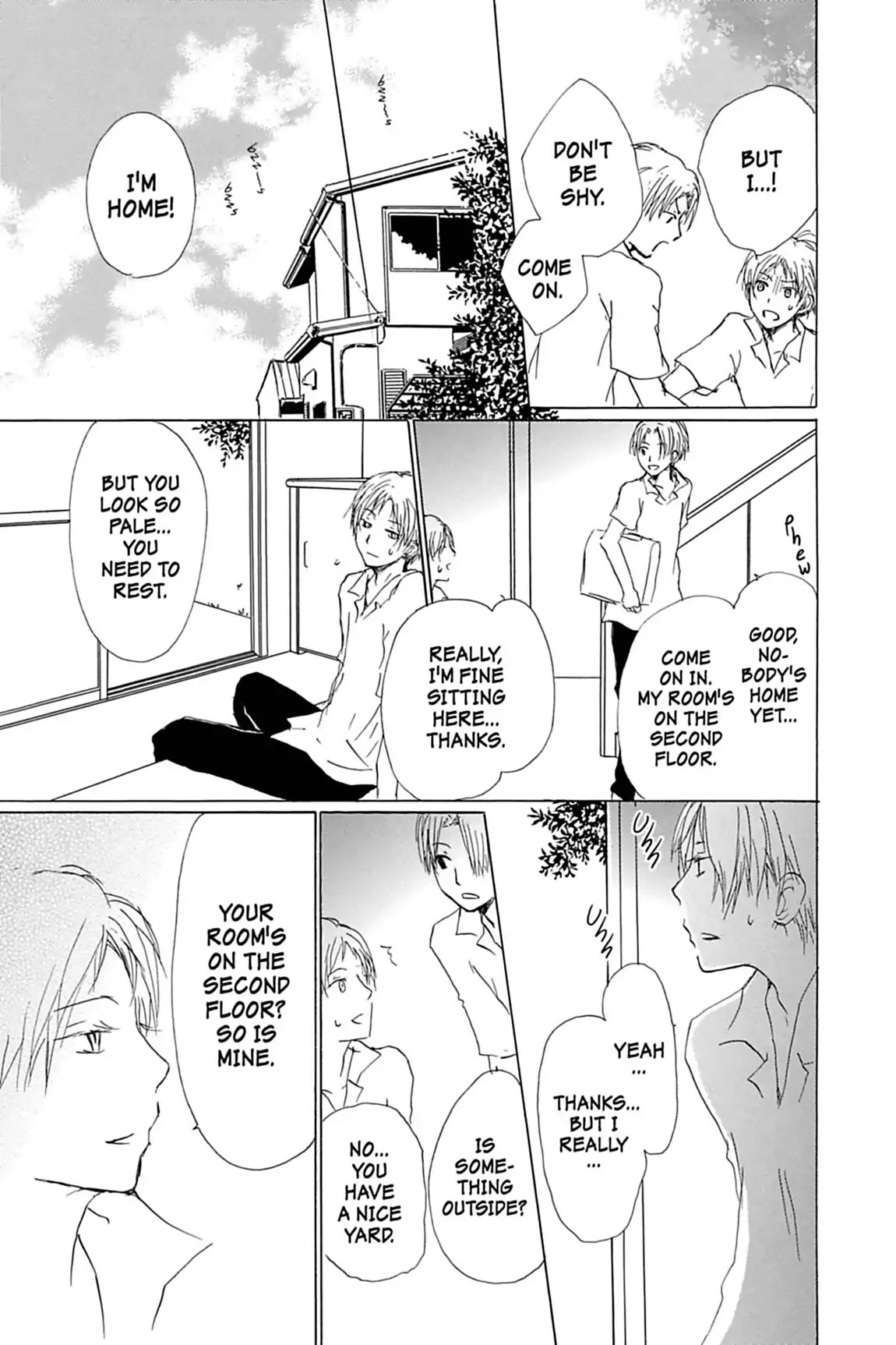 Natsume Yuujinchou Chapter 54.5 page 11 - Vol.13 Special Episode 10: Nishimura and Natsume