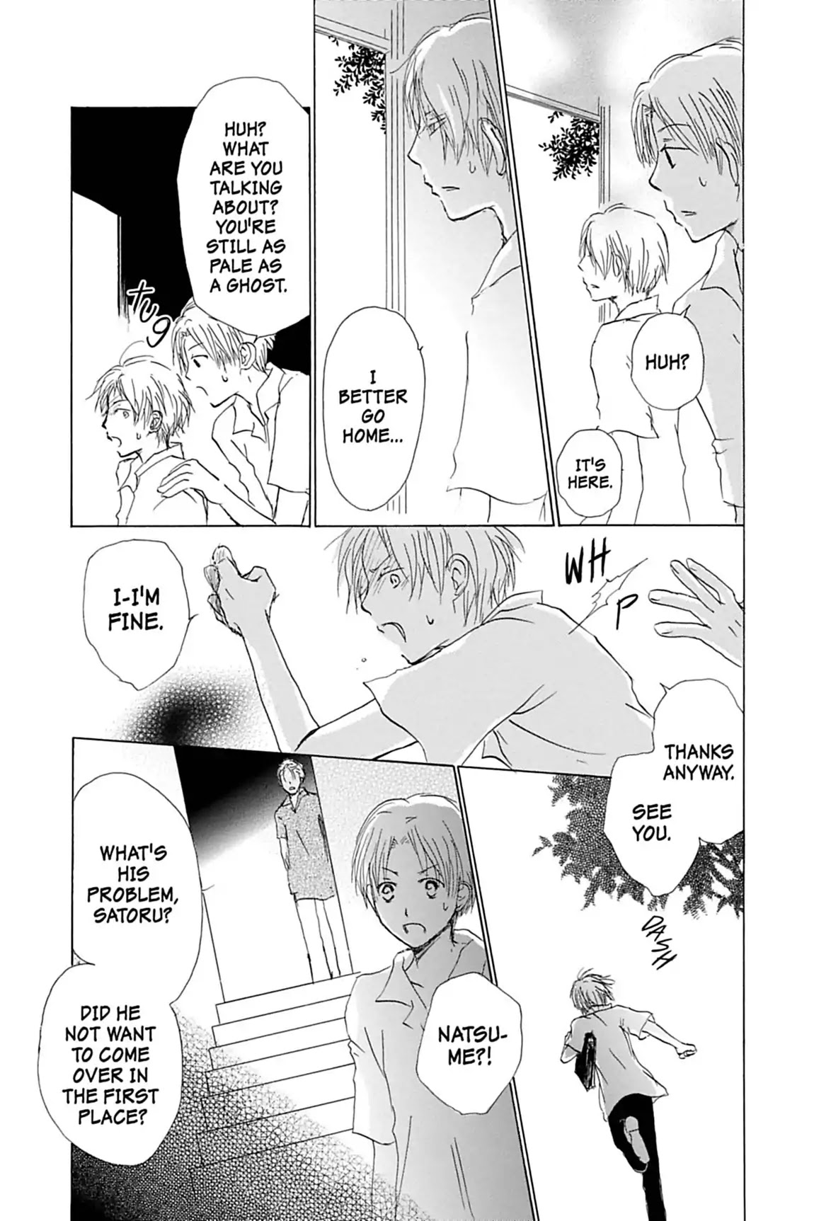 Natsume Yuujinchou Chapter 54.5 page 13 - Vol.13 Special Episode 10: Nishimura and Natsume