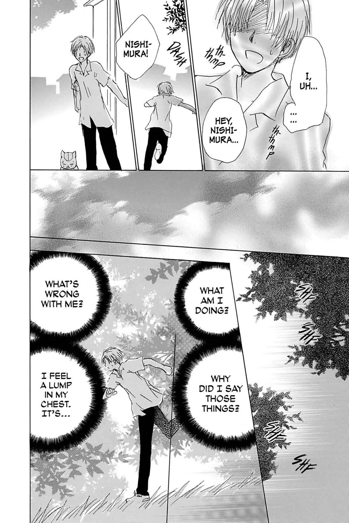 Natsume Yuujinchou Chapter 54.5 page 22 - Vol.13 Special Episode 10: Nishimura and Natsume