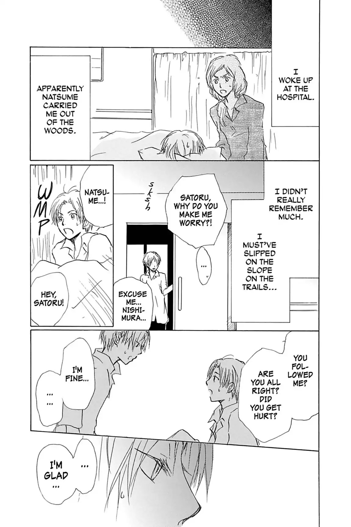 Natsume Yuujinchou Chapter 54.5 page 27 - Vol.13 Special Episode 10: Nishimura and Natsume
