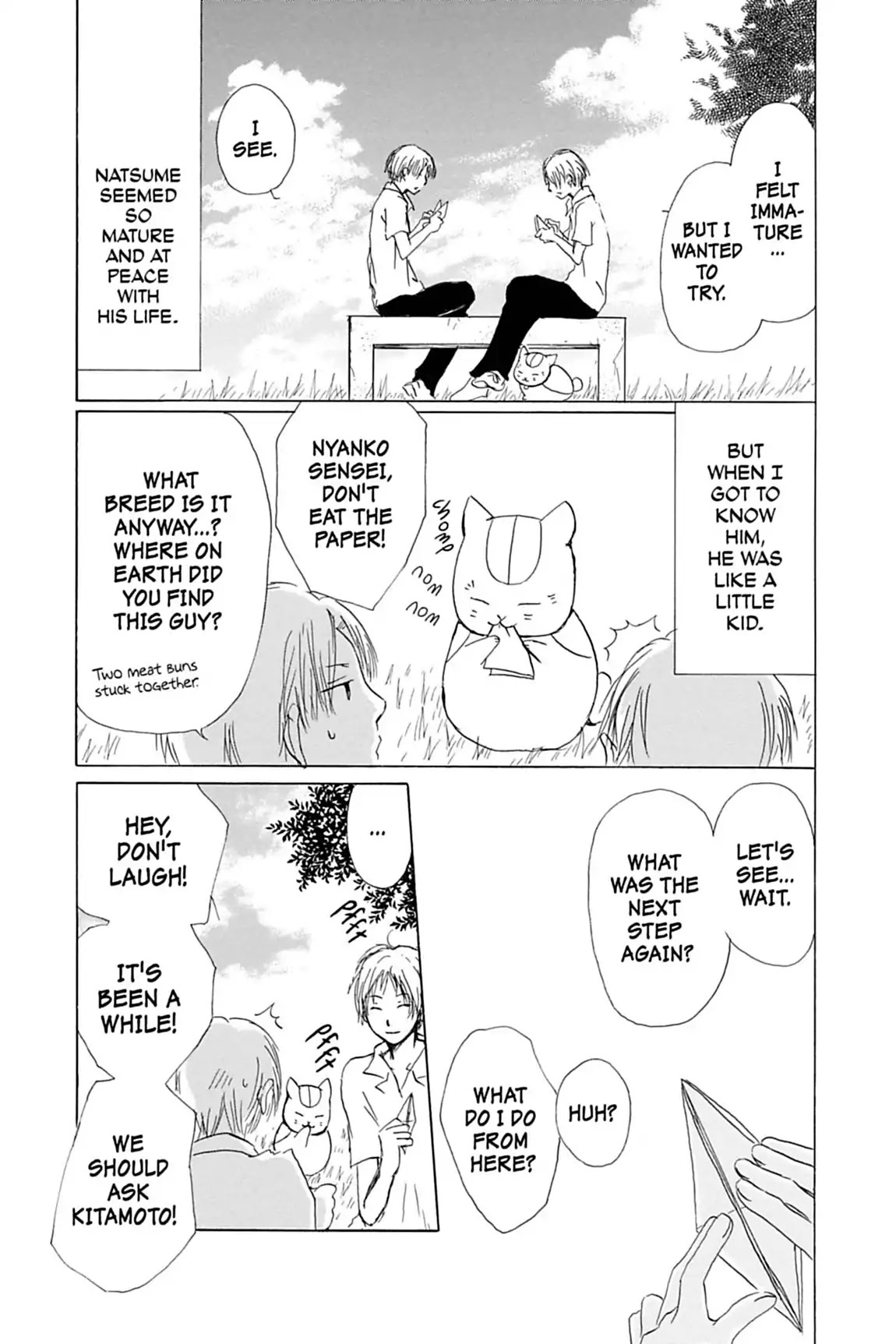 Natsume Yuujinchou Chapter 54.5 page 29 - Vol.13 Special Episode 10: Nishimura and Natsume