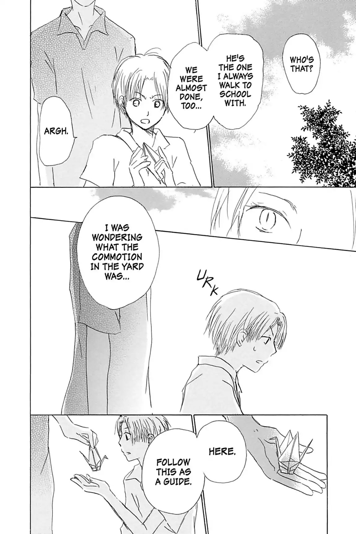 Natsume Yuujinchou Chapter 54.5 page 30 - Vol.13 Special Episode 10: Nishimura and Natsume