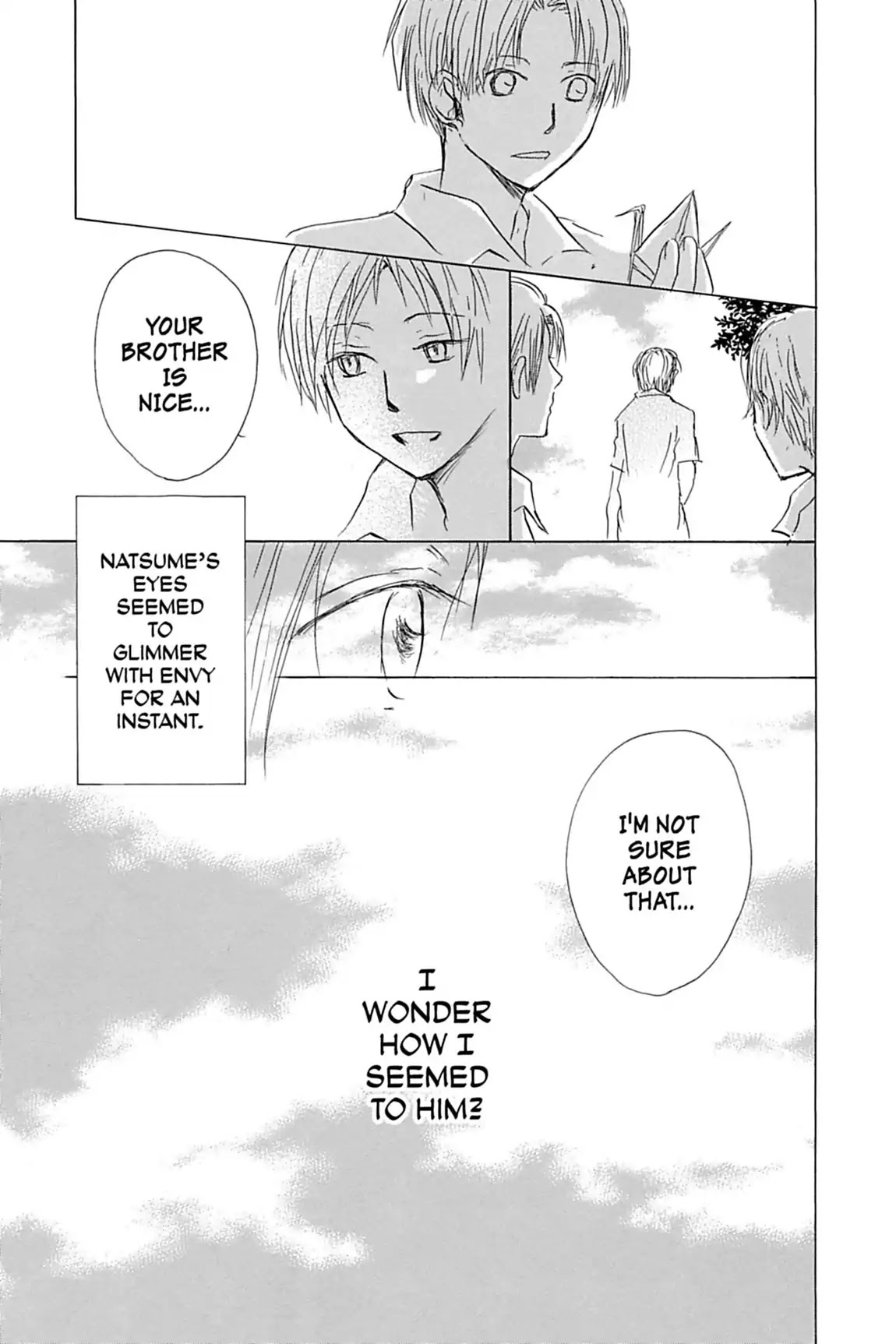 Natsume Yuujinchou Chapter 54.5 page 31 - Vol.13 Special Episode 10: Nishimura and Natsume