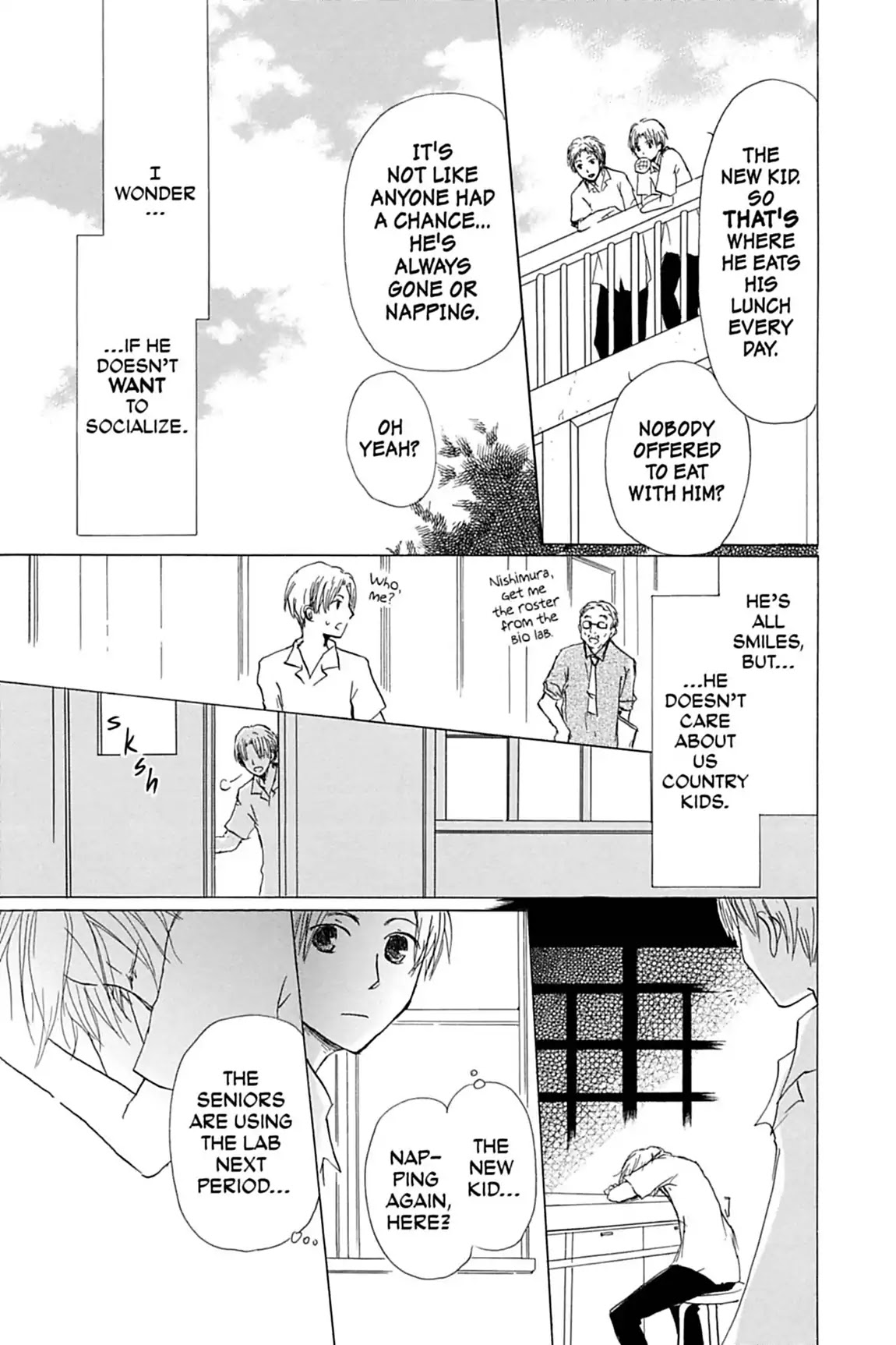 Natsume Yuujinchou Chapter 54.5 page 5 - Vol.13 Special Episode 10: Nishimura and Natsume