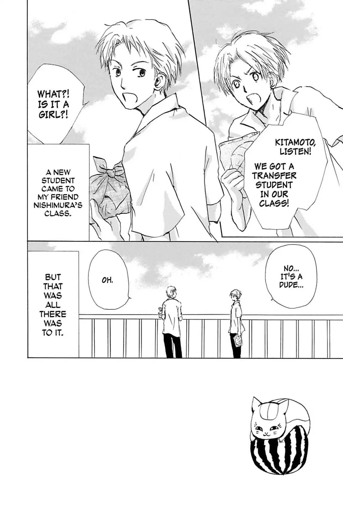 Natsume Yuujinchou Chapter 54.6 page 2 - Vol.13 Special Episode 11: Kitamoto and Natsume