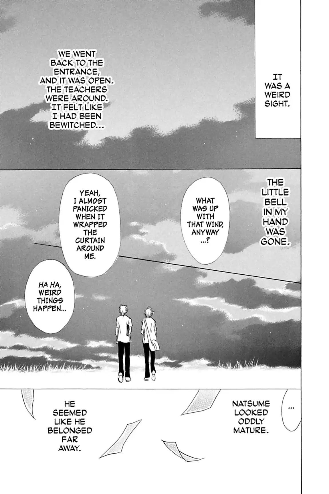 Natsume Yuujinchou Chapter 54.6 page 37 - Vol.13 Special Episode 11: Kitamoto and Natsume